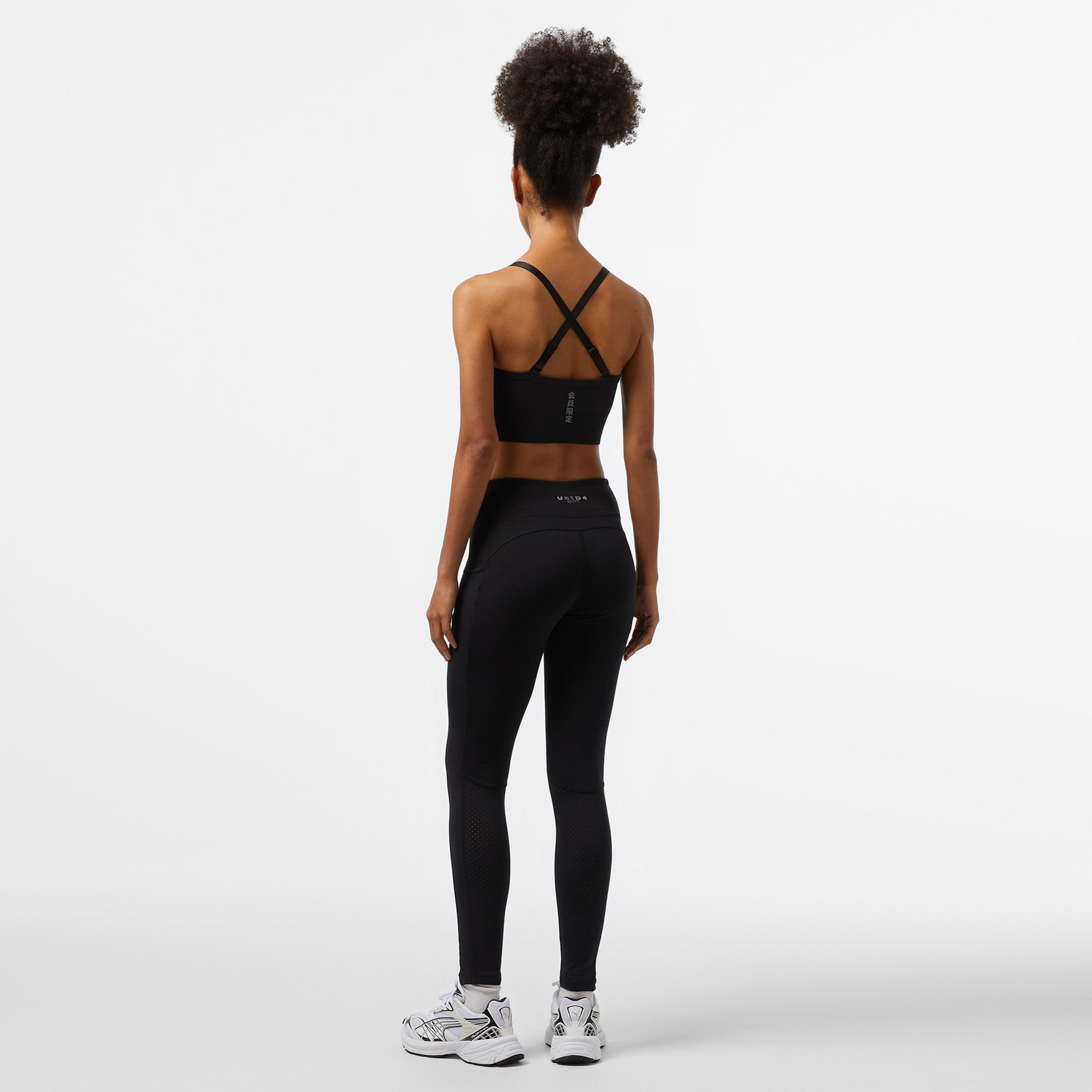 UNITED4 Sport Kadın Siyah Tayt