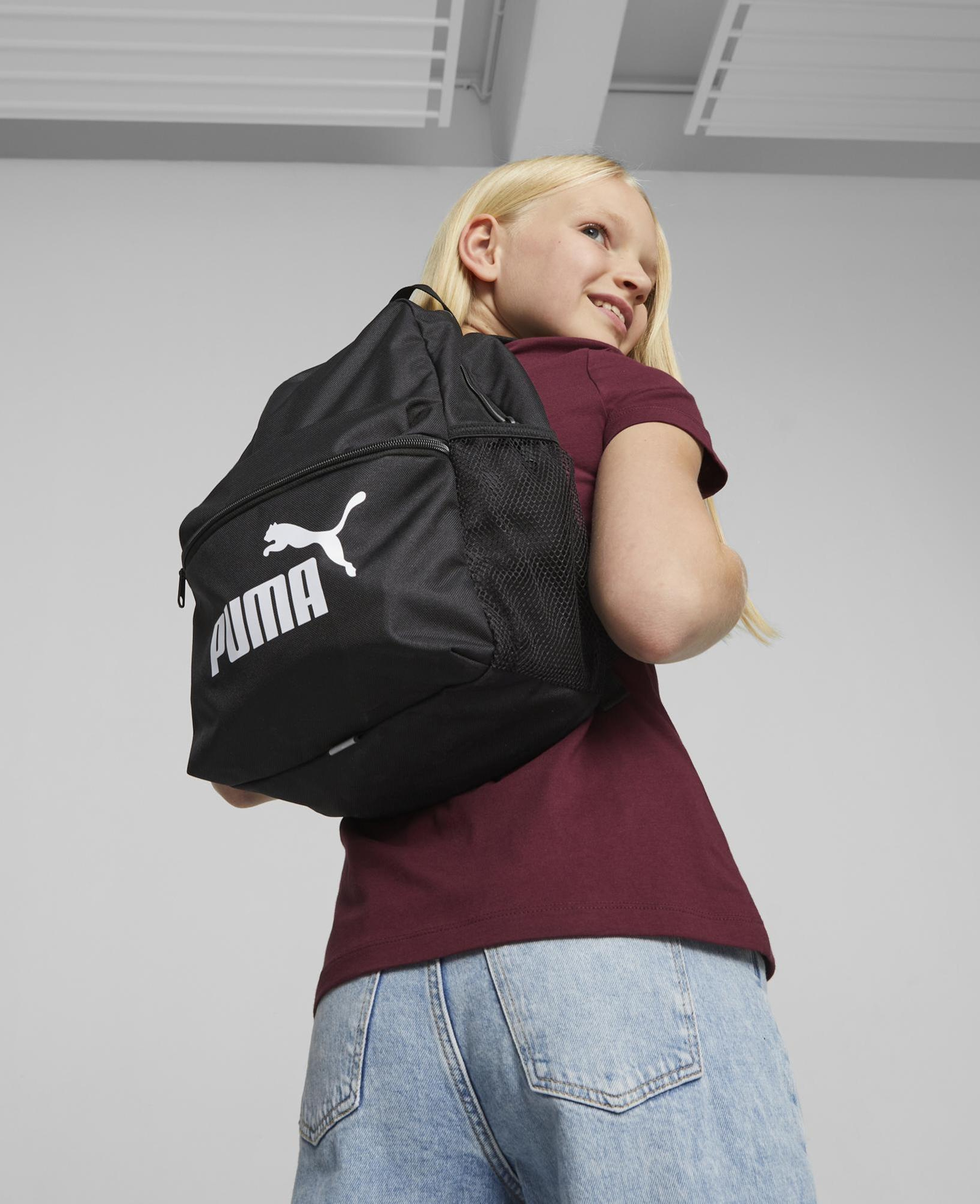 Puma Phase Small Çocuk Siyah Sırt Çantası