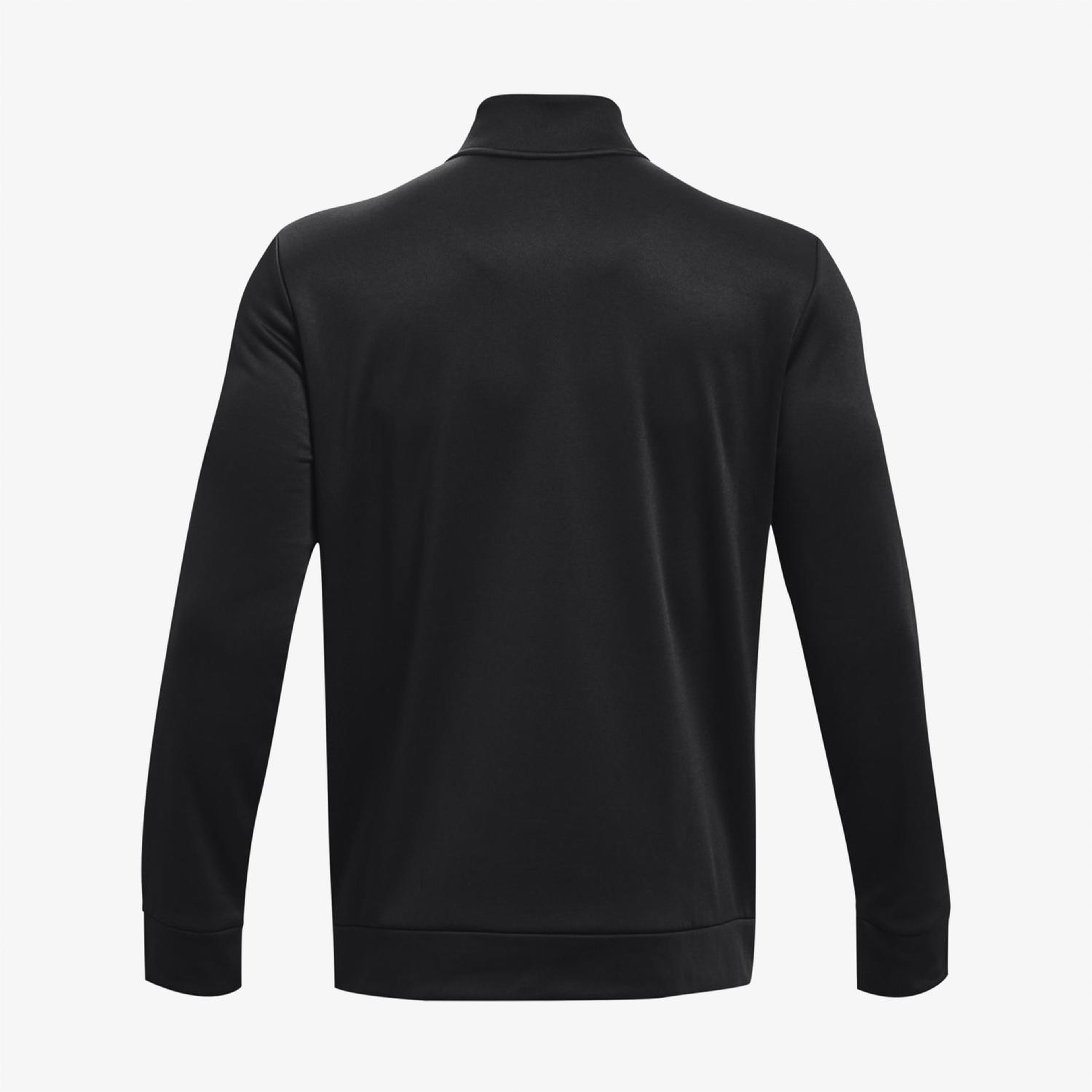 Under Armour Fleece 1/4 Zip Erkek Siyah Günlük Sweatshirt