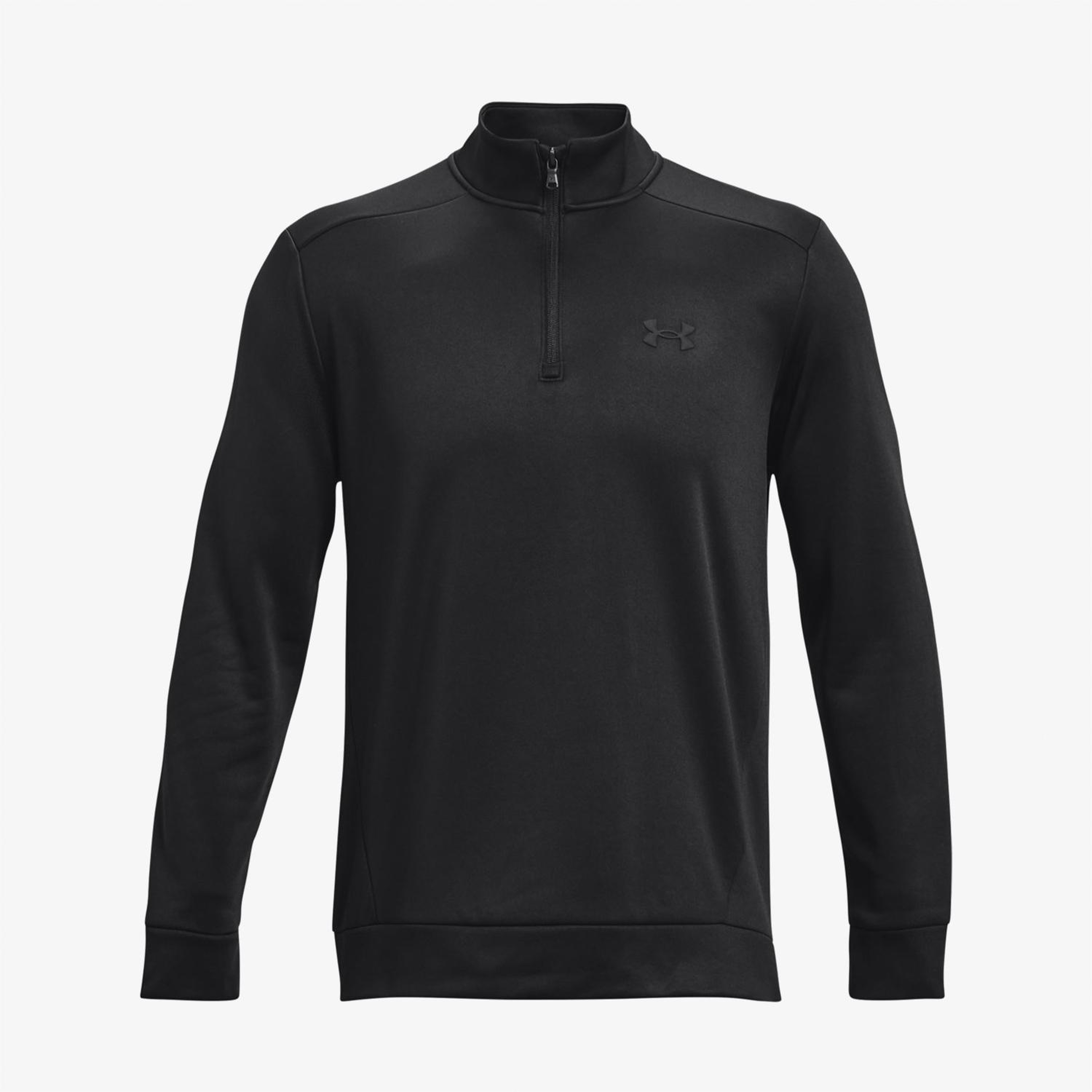 Under Armour Fleece 1/4 Zip Erkek Siyah Günlük Sweatshirt