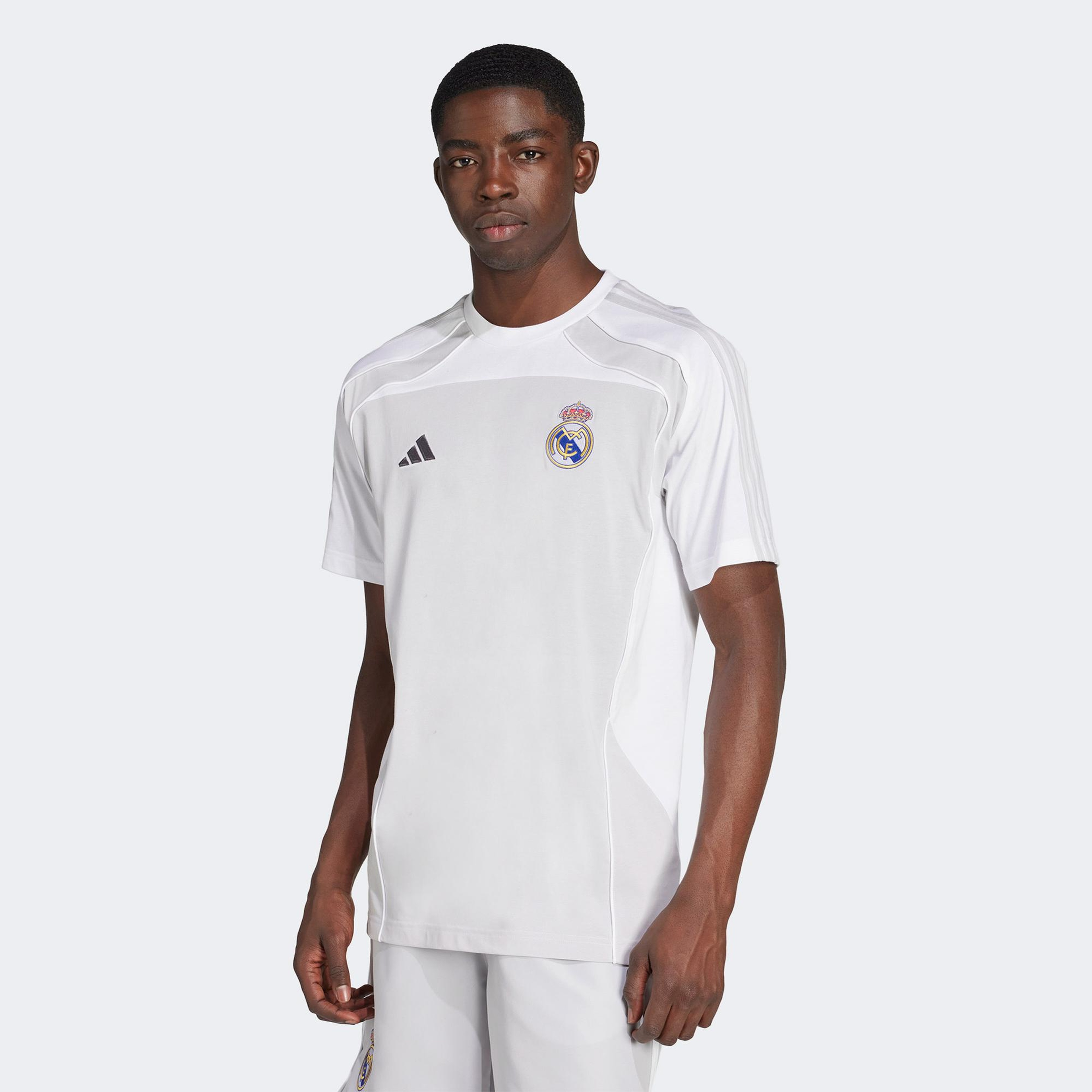 adidas Real Madrid Ubp Erkek Gri Futbol T-Shirt