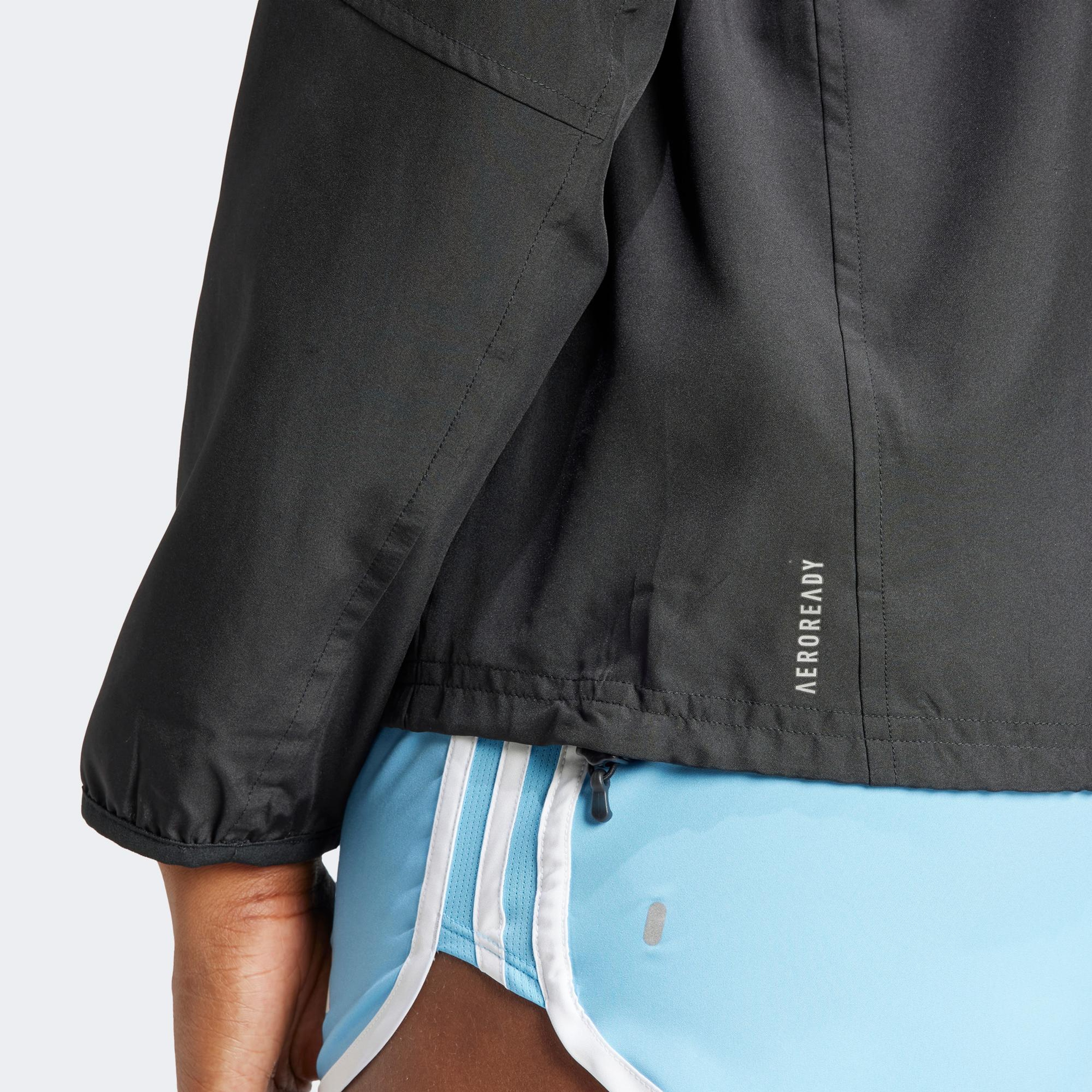 adidas Run It Jacket Kadın Siyah Koşu Ceketi