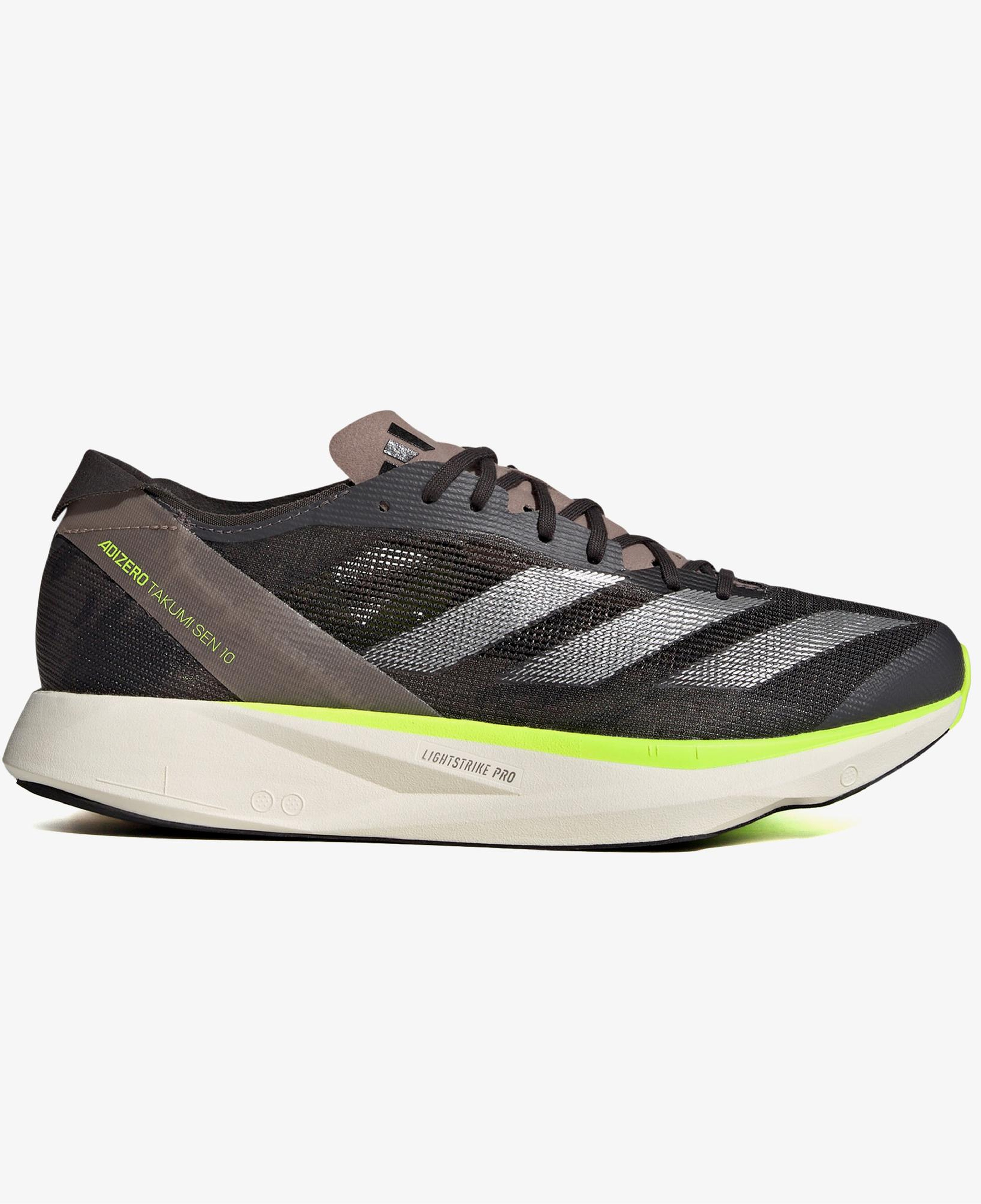 adidas Adizero Takumi 10 Erkek Siyah Koşu Ayakkabısı