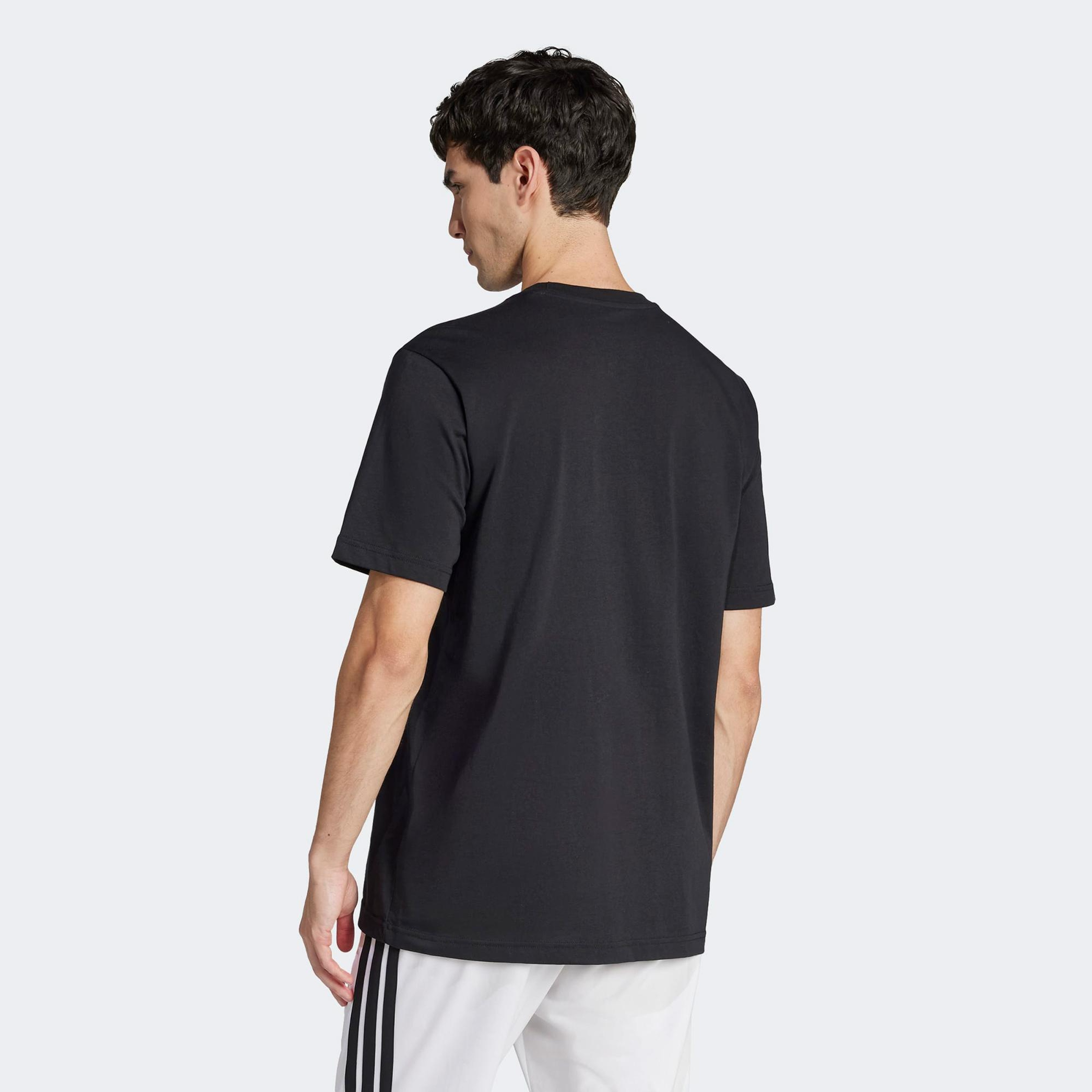 adidas Camo Shape Graphic Erkek Siyah T-Shirt