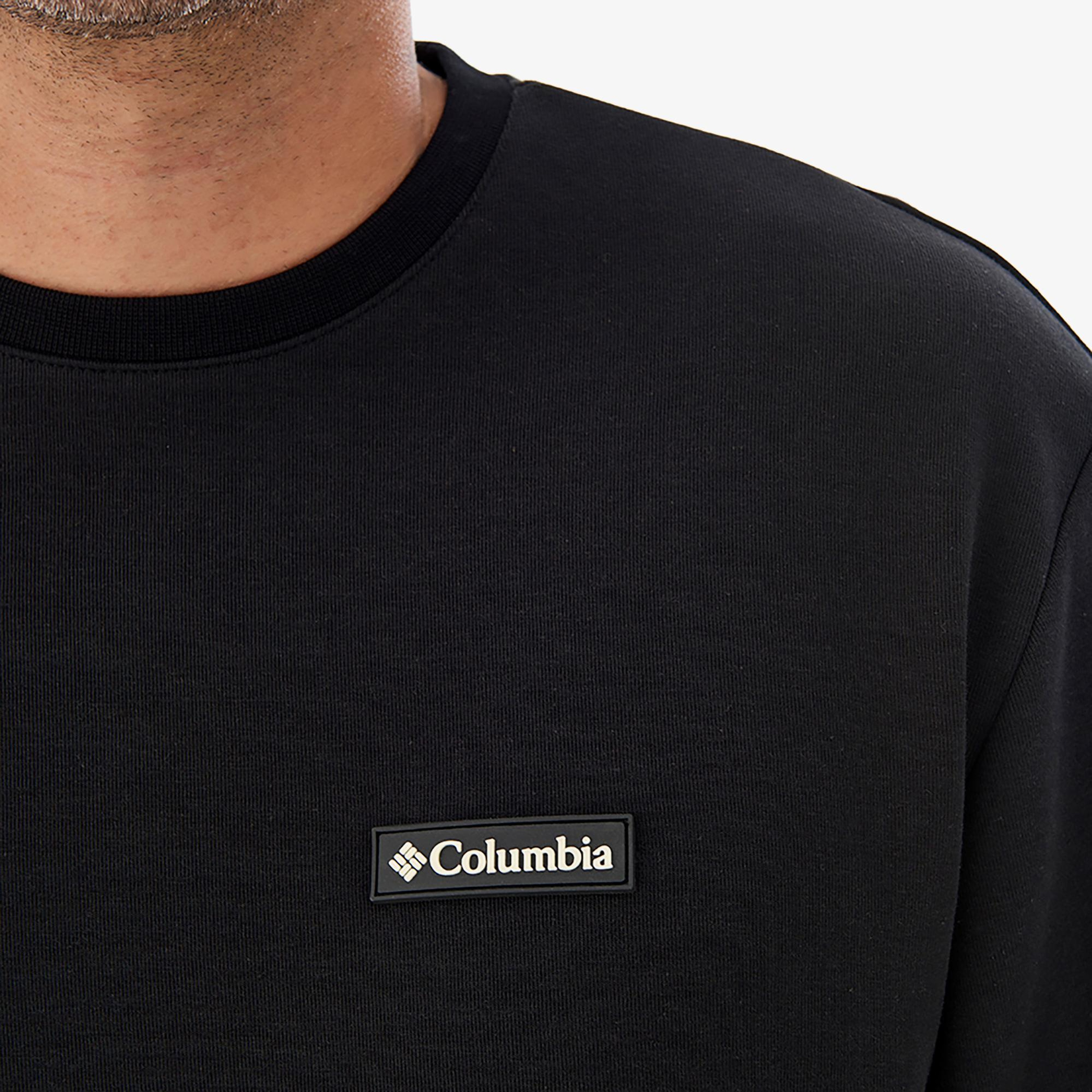 Columbia Cs0382 Csc Gem Label Crewneck Erkek Siyah Sweatshirt