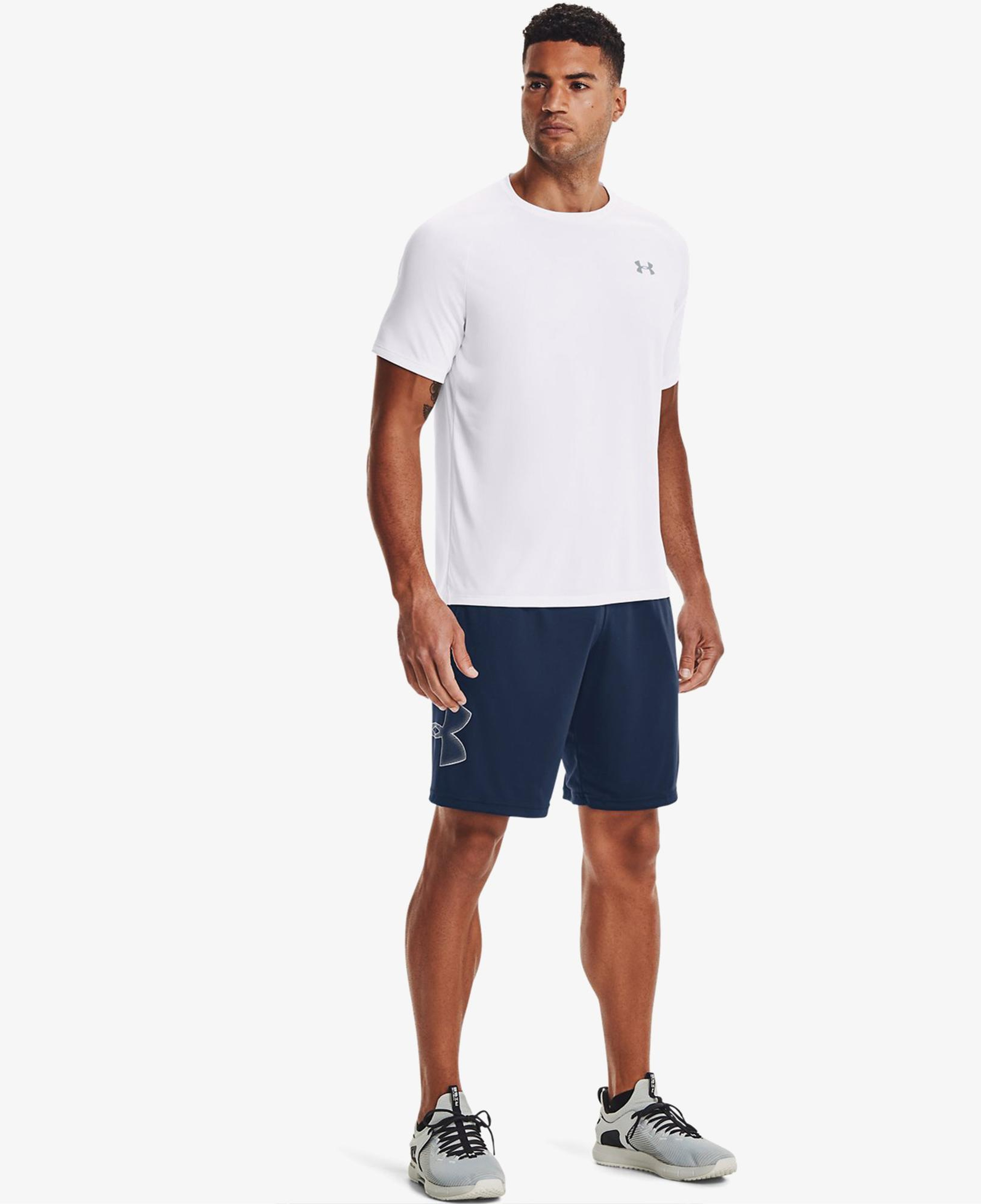 Under Armour Tech 2.0 Erkek Beyaz Antrenman T-Shirt