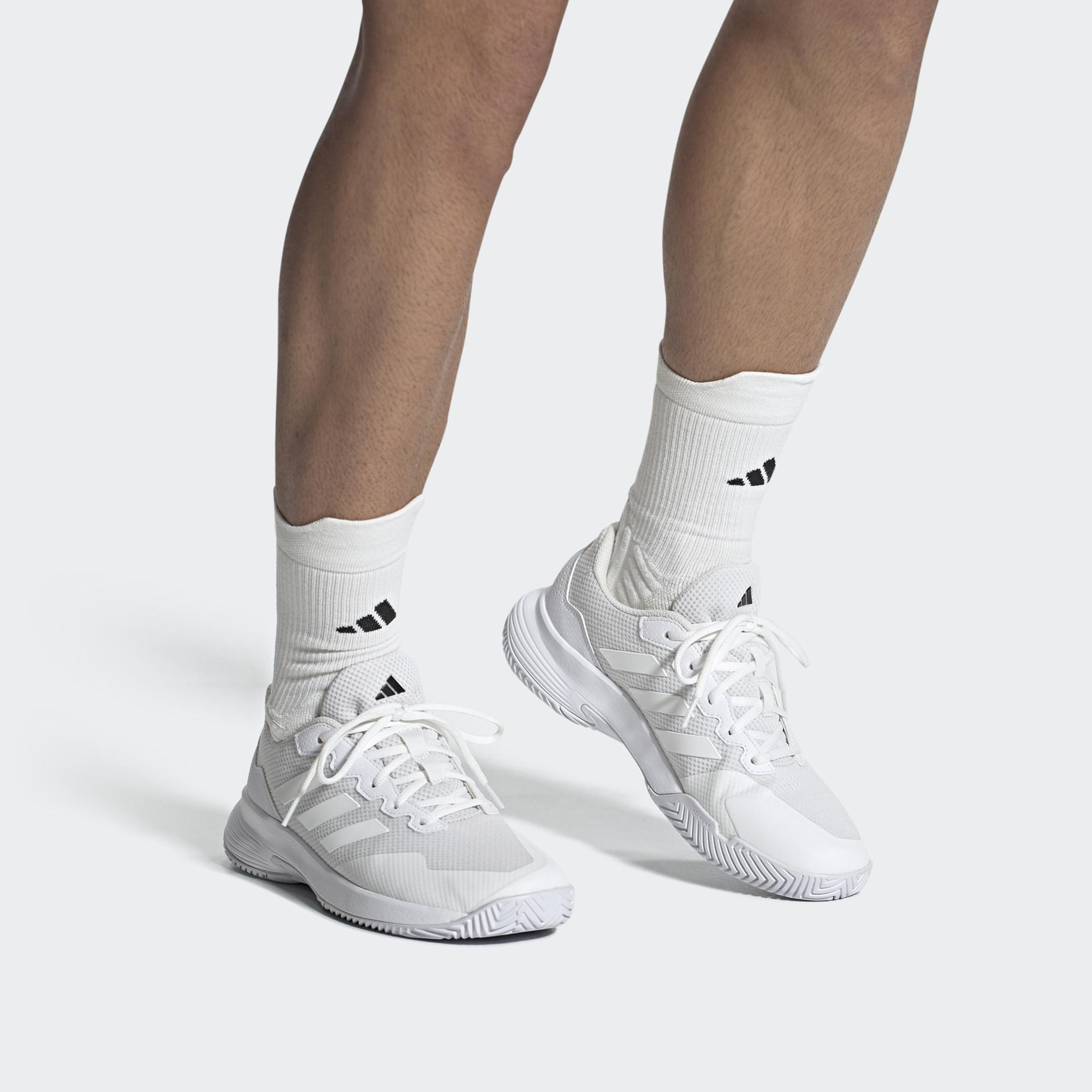 adidas GameCourt 2 Unisex Beyaz Tenis Ayakkabısı