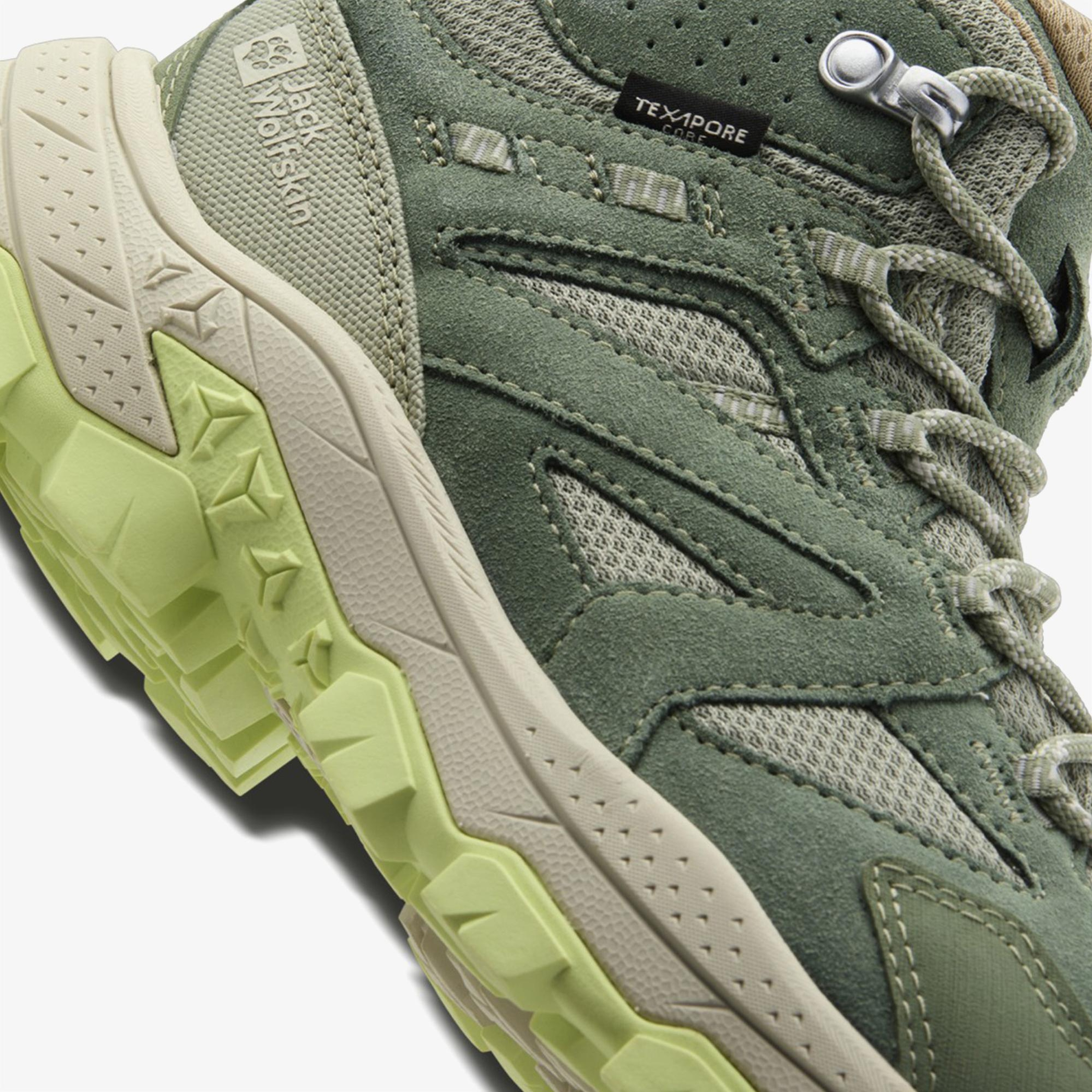 Jack Wolfskin Vojo Tour Texapore Mid Kadın Krem Outdoor Bot