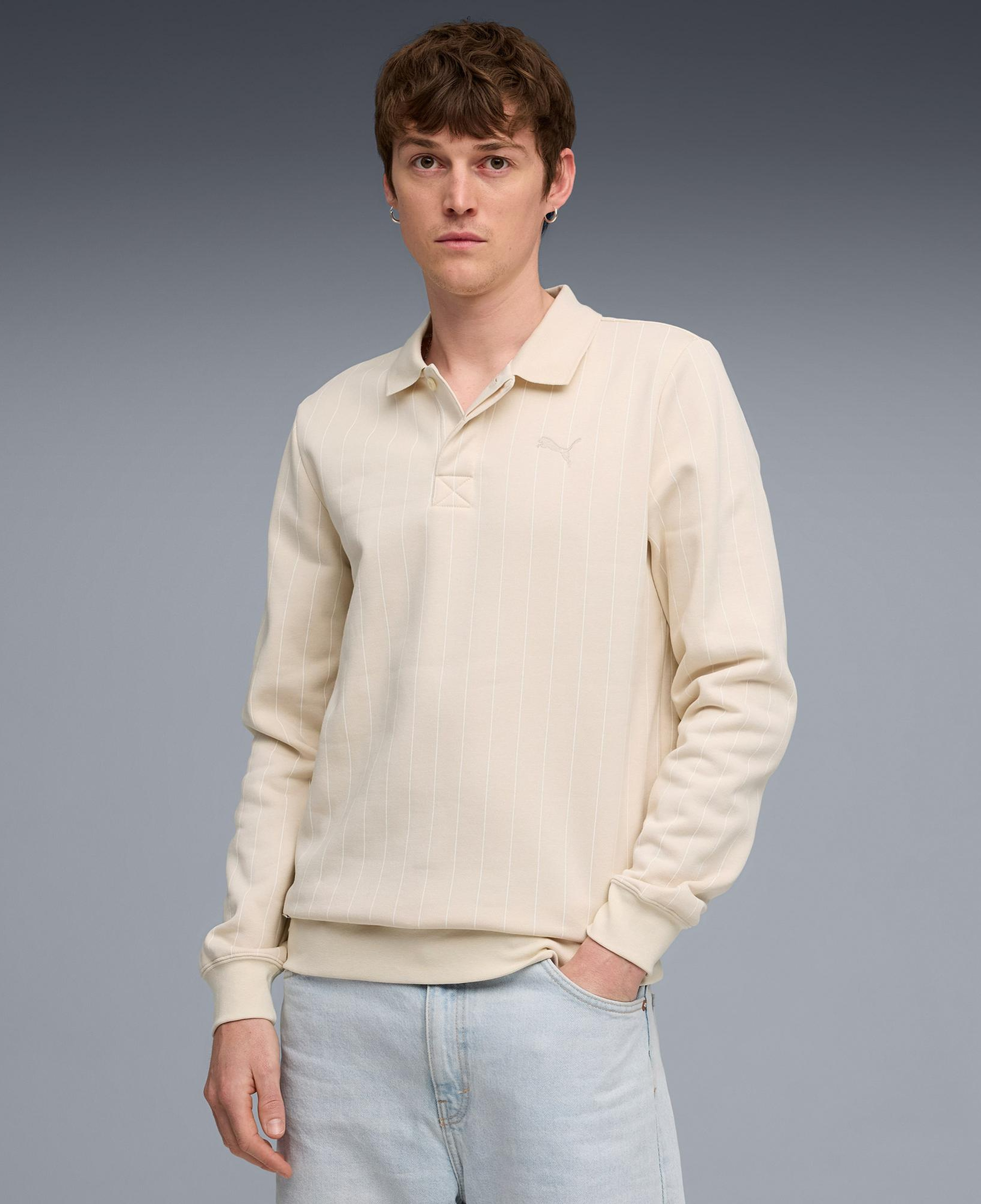 Puma Class Fl Erkek Krem Polo