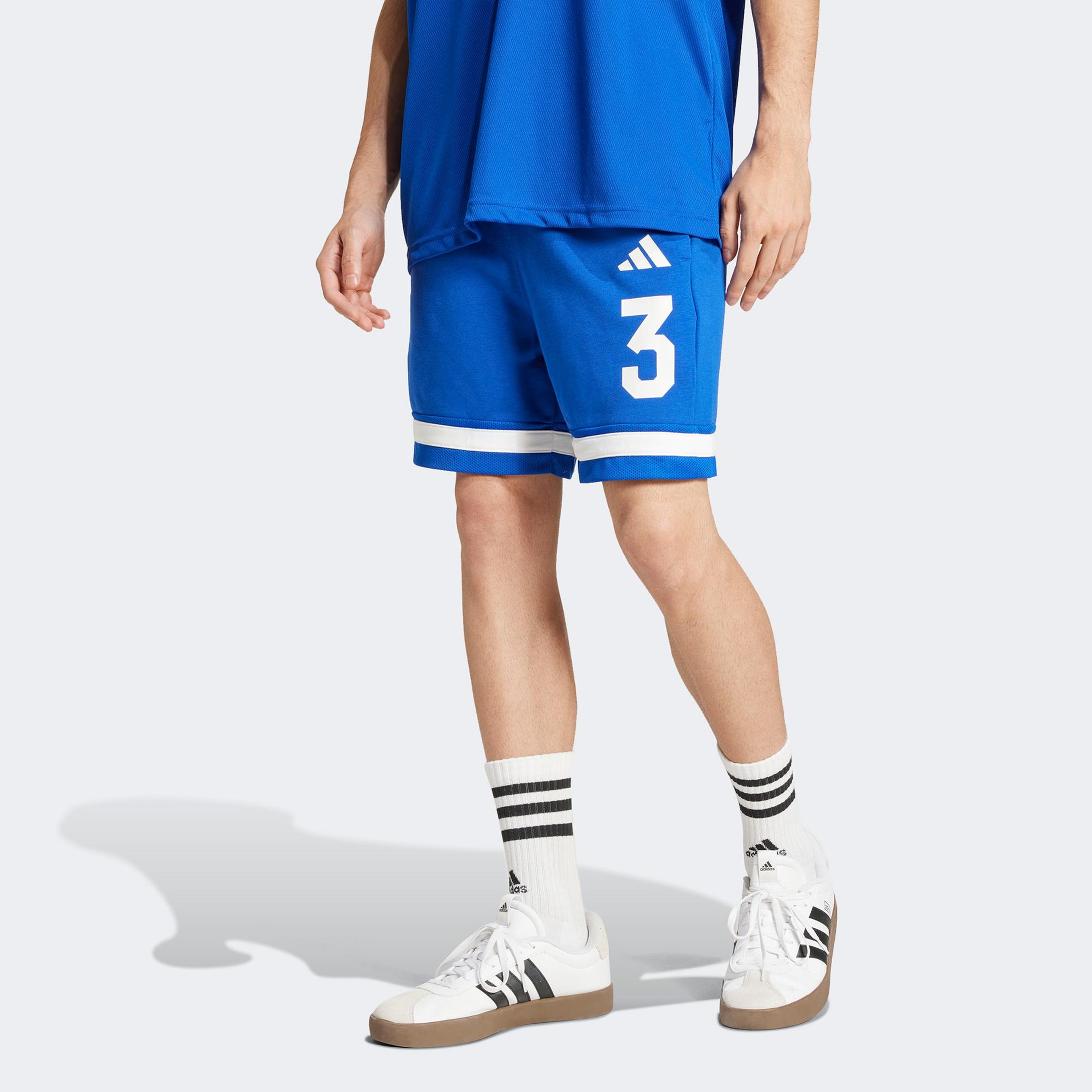 adidas Seasonal Essentials Sport Erkek Mavi Şort