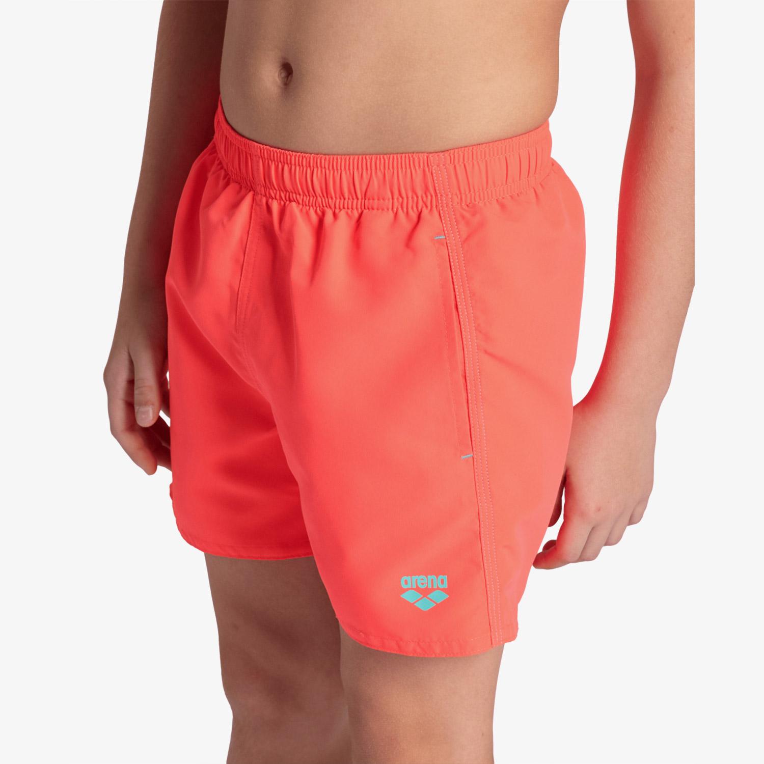 Arena Badeshorts Solid Çocuk Kırmızı Mayo