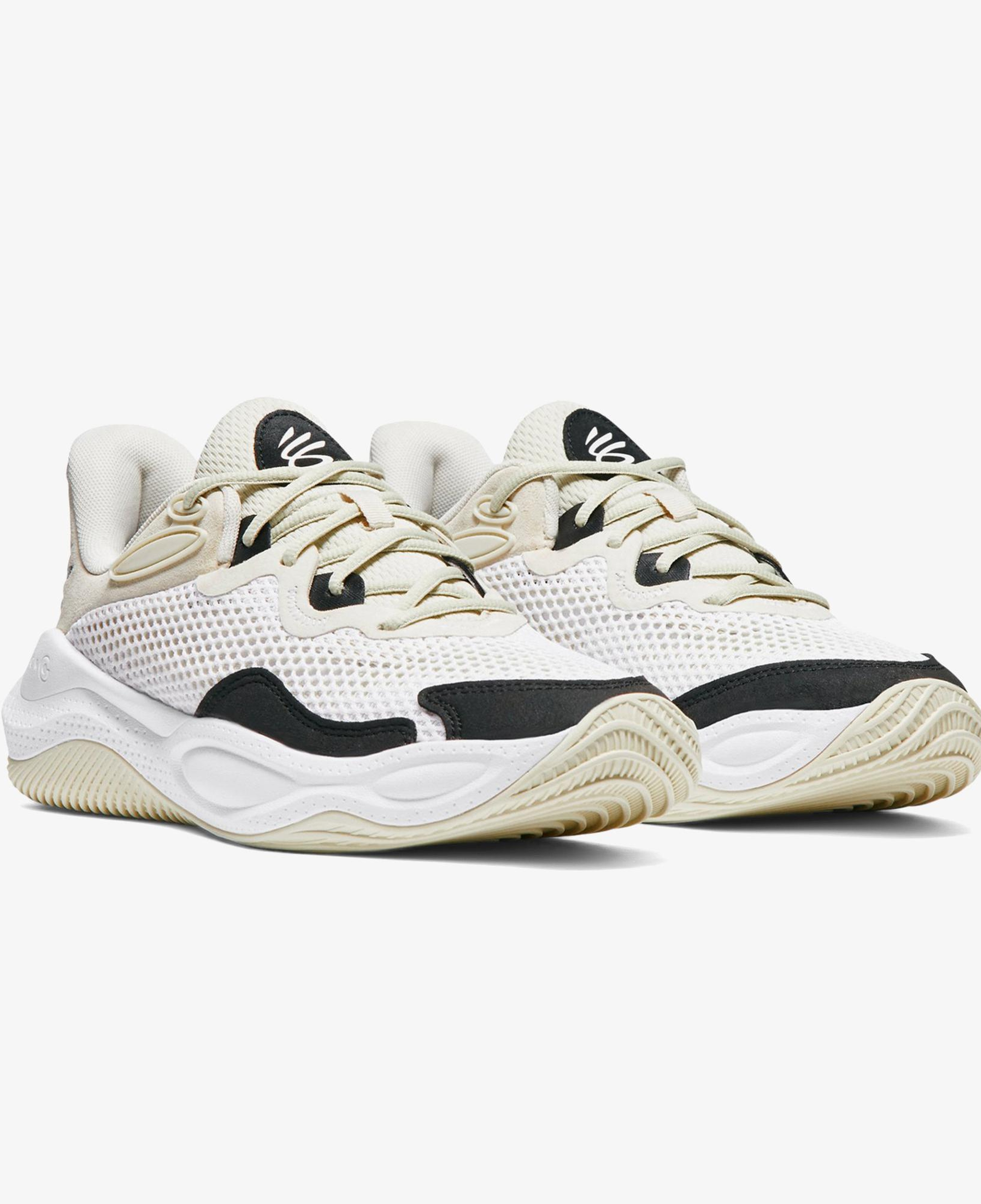 Under Armour Curry Splash 24 Sde Erkek Krem Basketbol Ayakkabısı