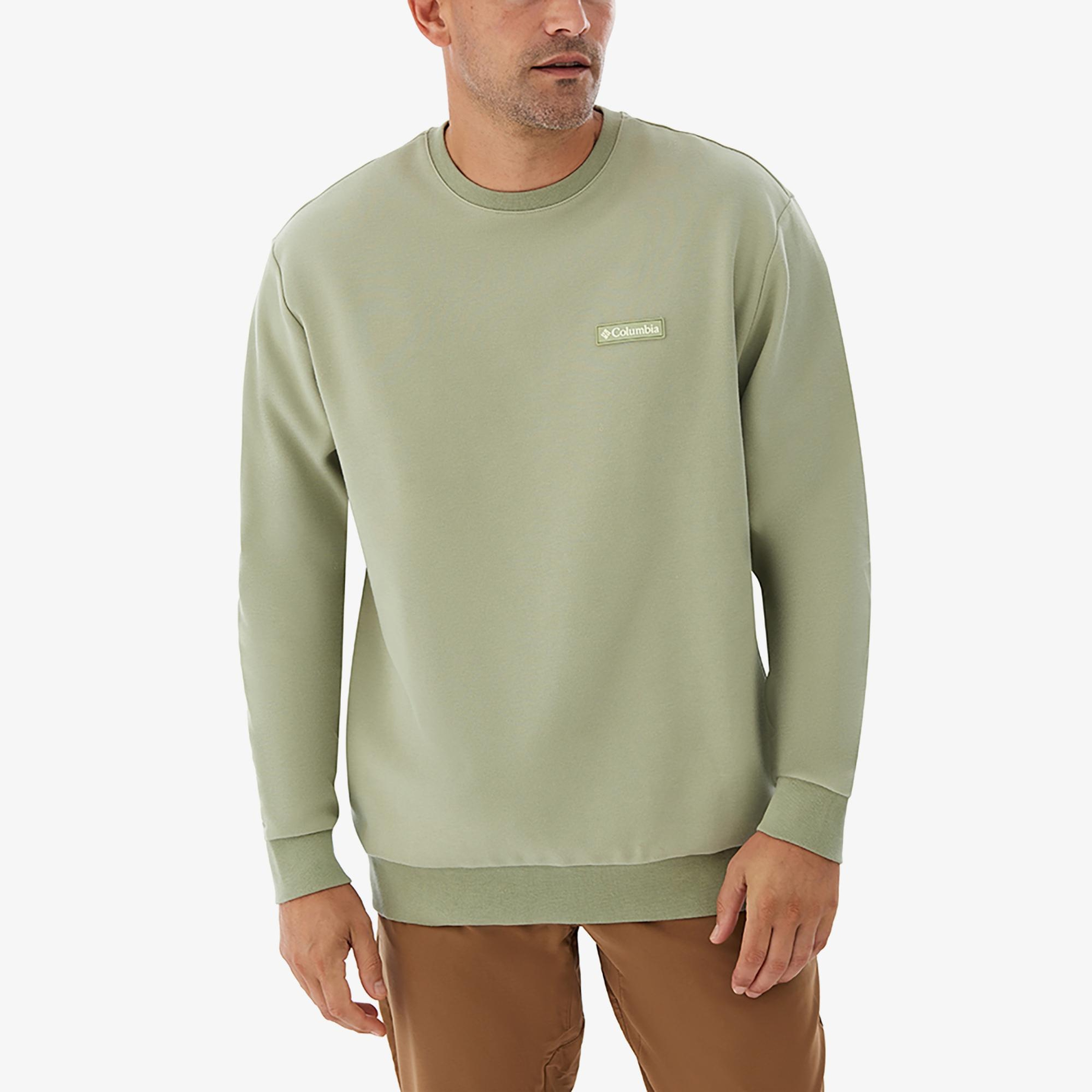 Columbia Cs0382 Csc Gem Label Crewneck Erkek Yeşil Sweatshirt