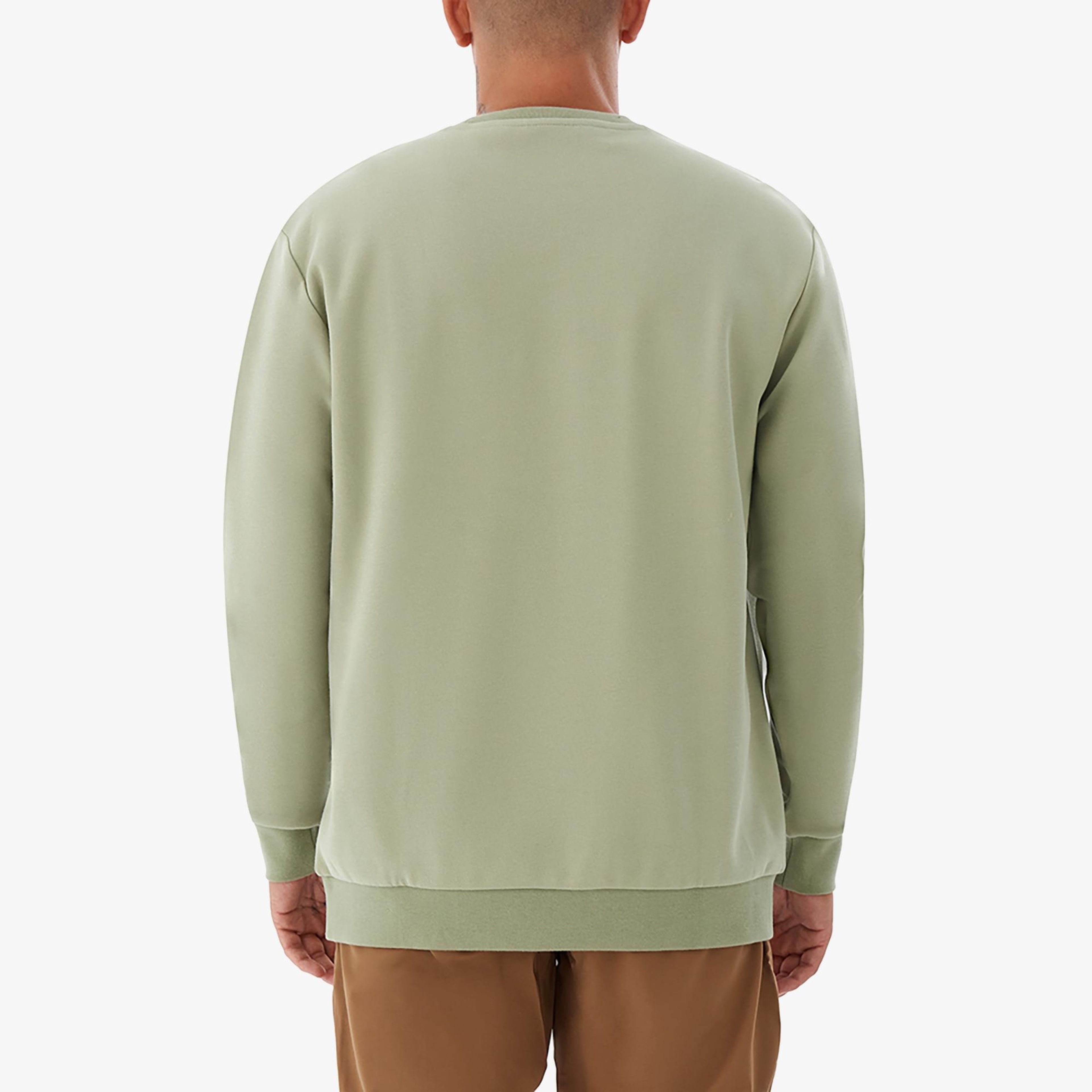 Columbia Cs0382 Csc Gem Label Crewneck Erkek Yeşil Sweatshirt