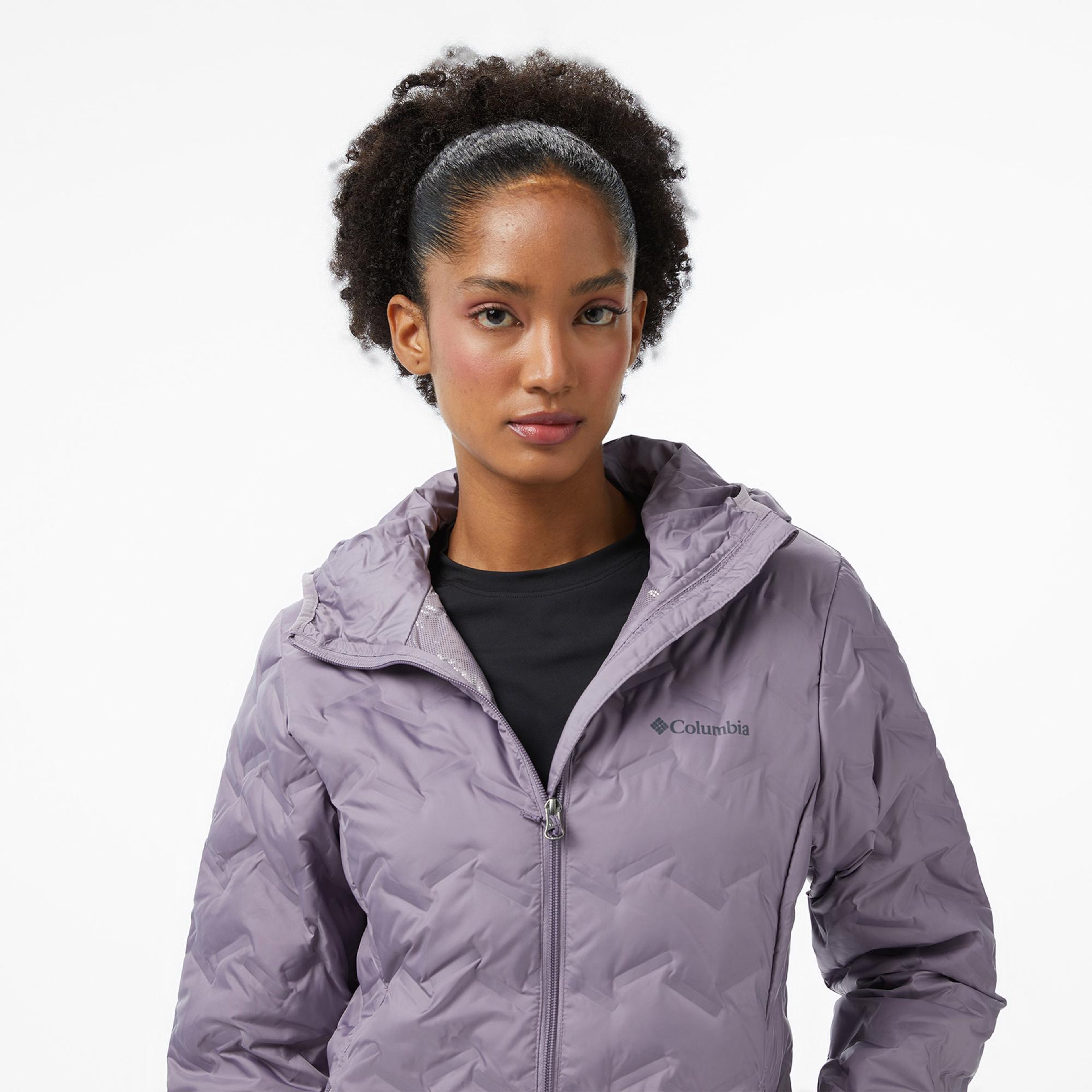 Columbia Delta Ridge II Down Kadın Mor Outdoor Mont