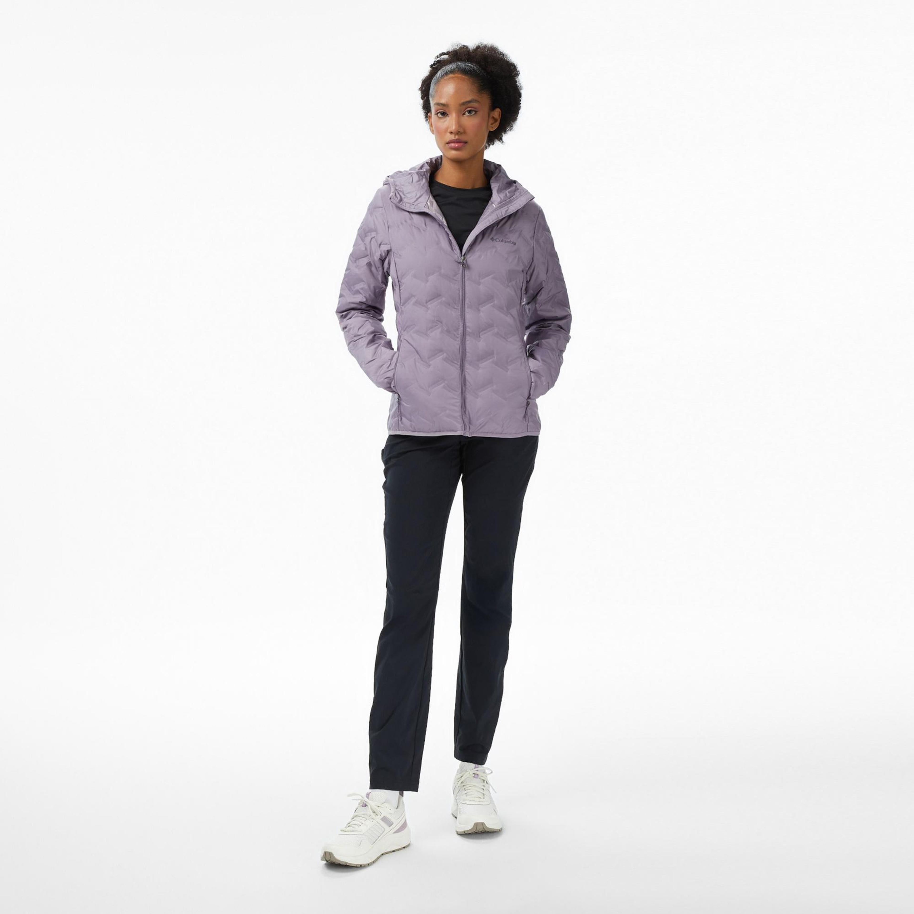 Columbia Delta Ridge II Down Kadın Mor Outdoor Mont