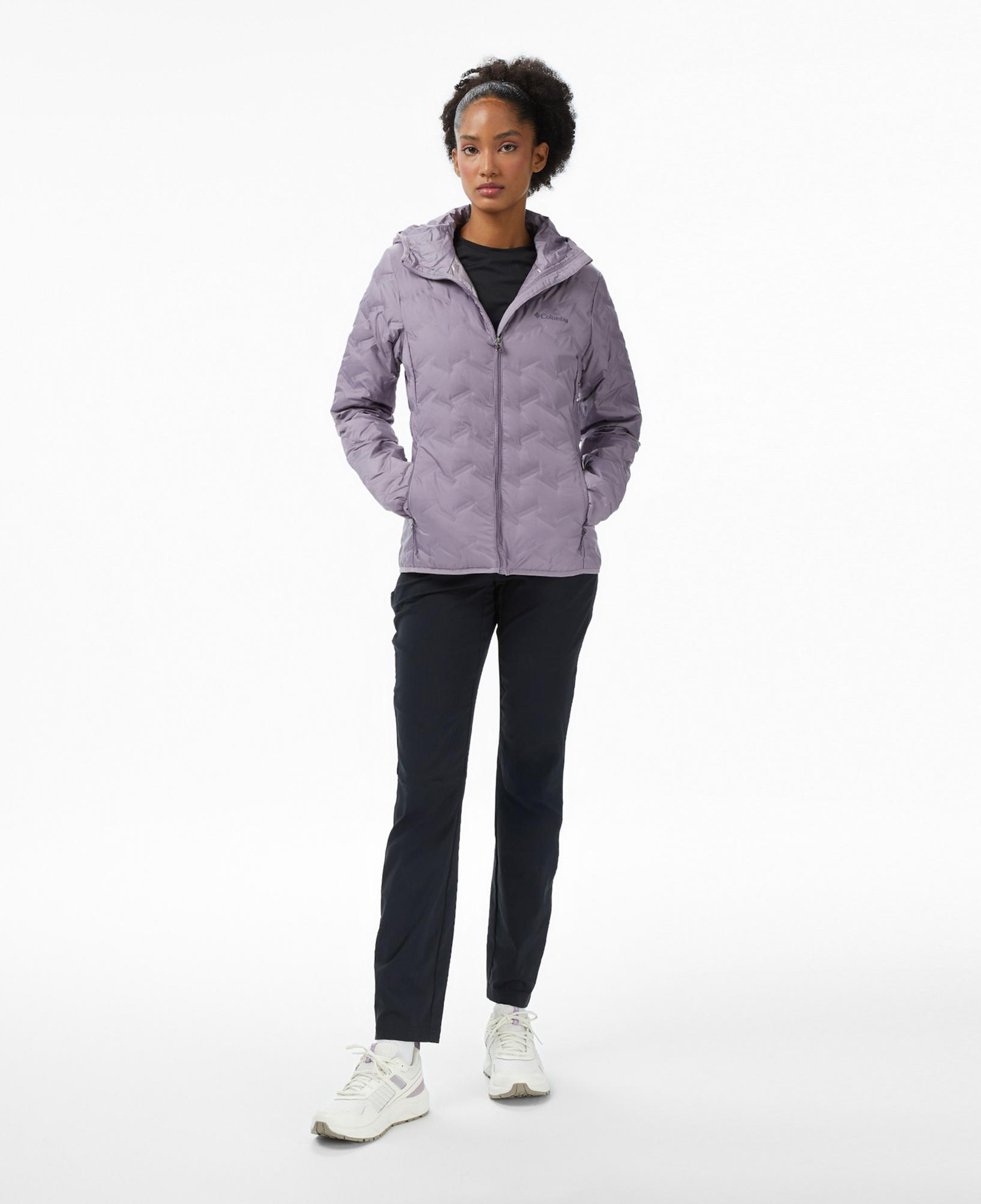 Columbia Delta Ridge II Down Kadın Mor Outdoor Mont