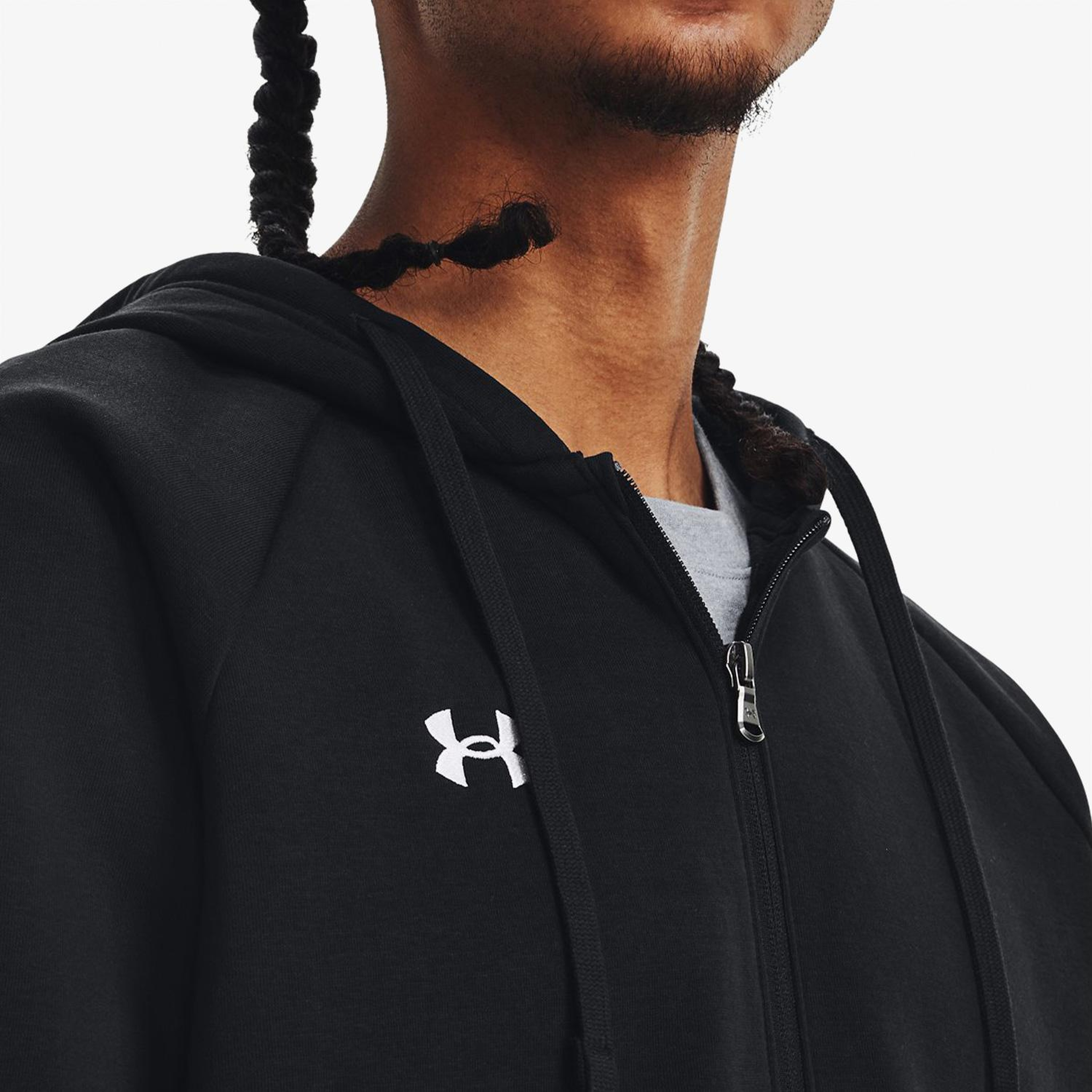 Under Armour Rival Fleece Erkek Siyah Günlük Sweatshirt