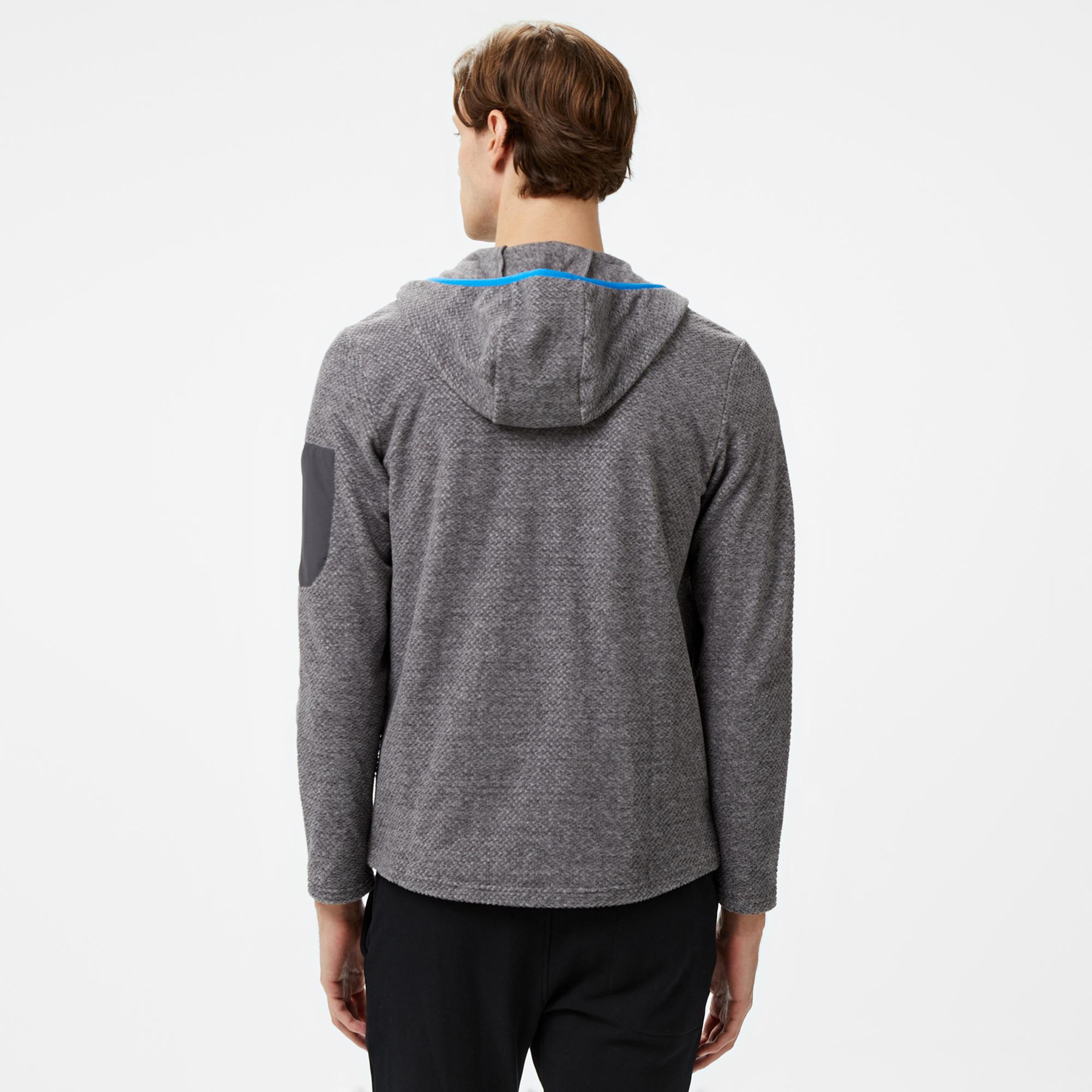McKinley Hucture II Fz Erkek Gri Outdoor Sweatshirt