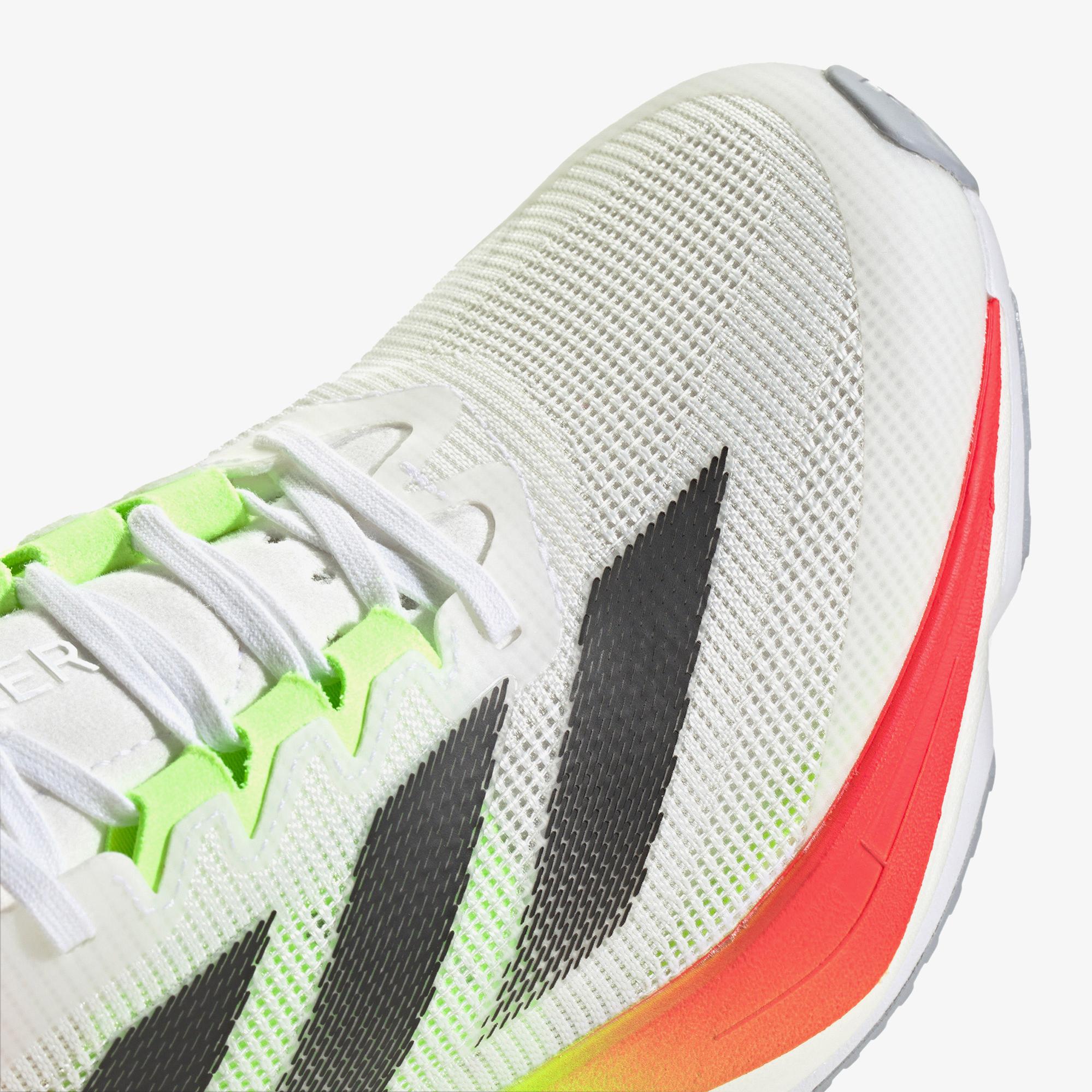 adidas Adizero Boston 12 Kadın Beyaz Koşu Ayakkabısı