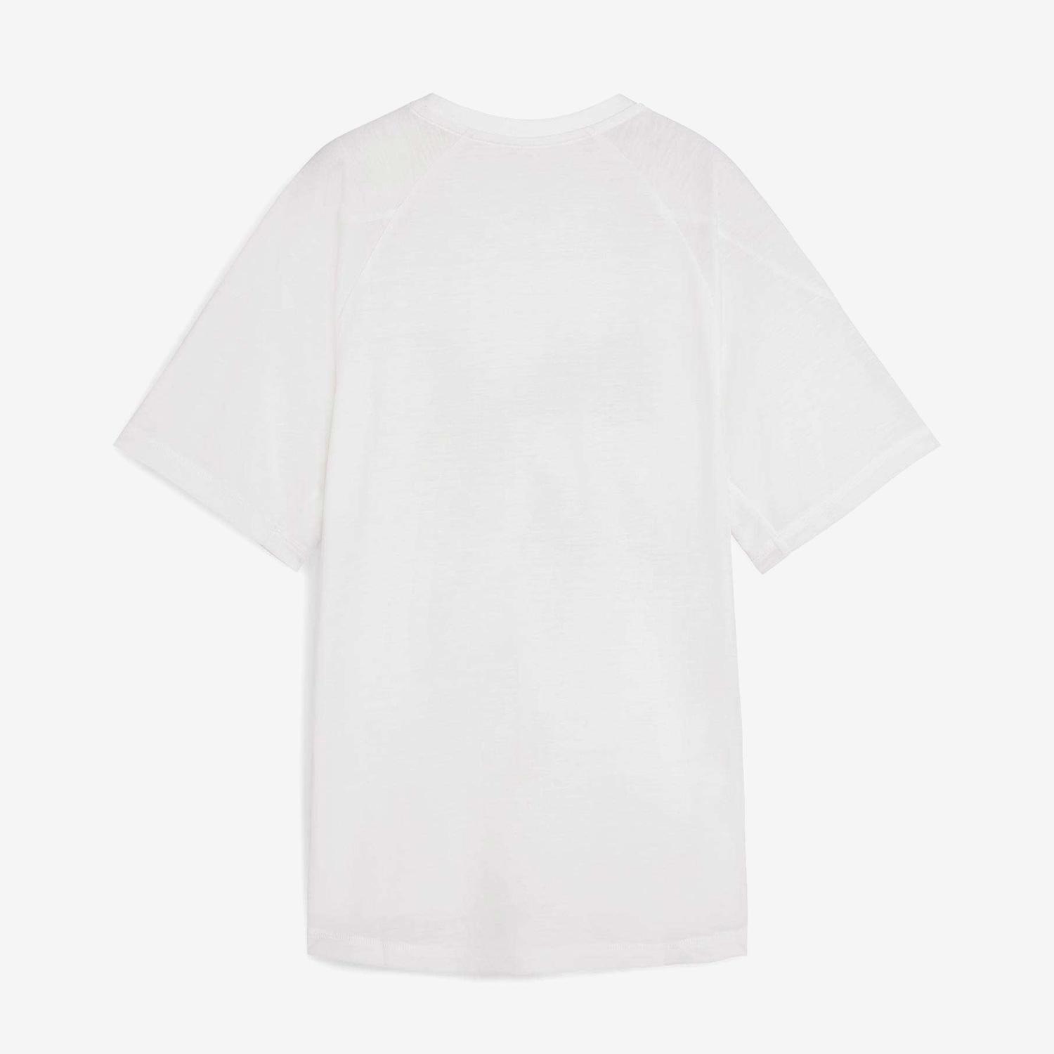 Puma Evostrıpe Graphic Kadın Beyaz T-Shirt