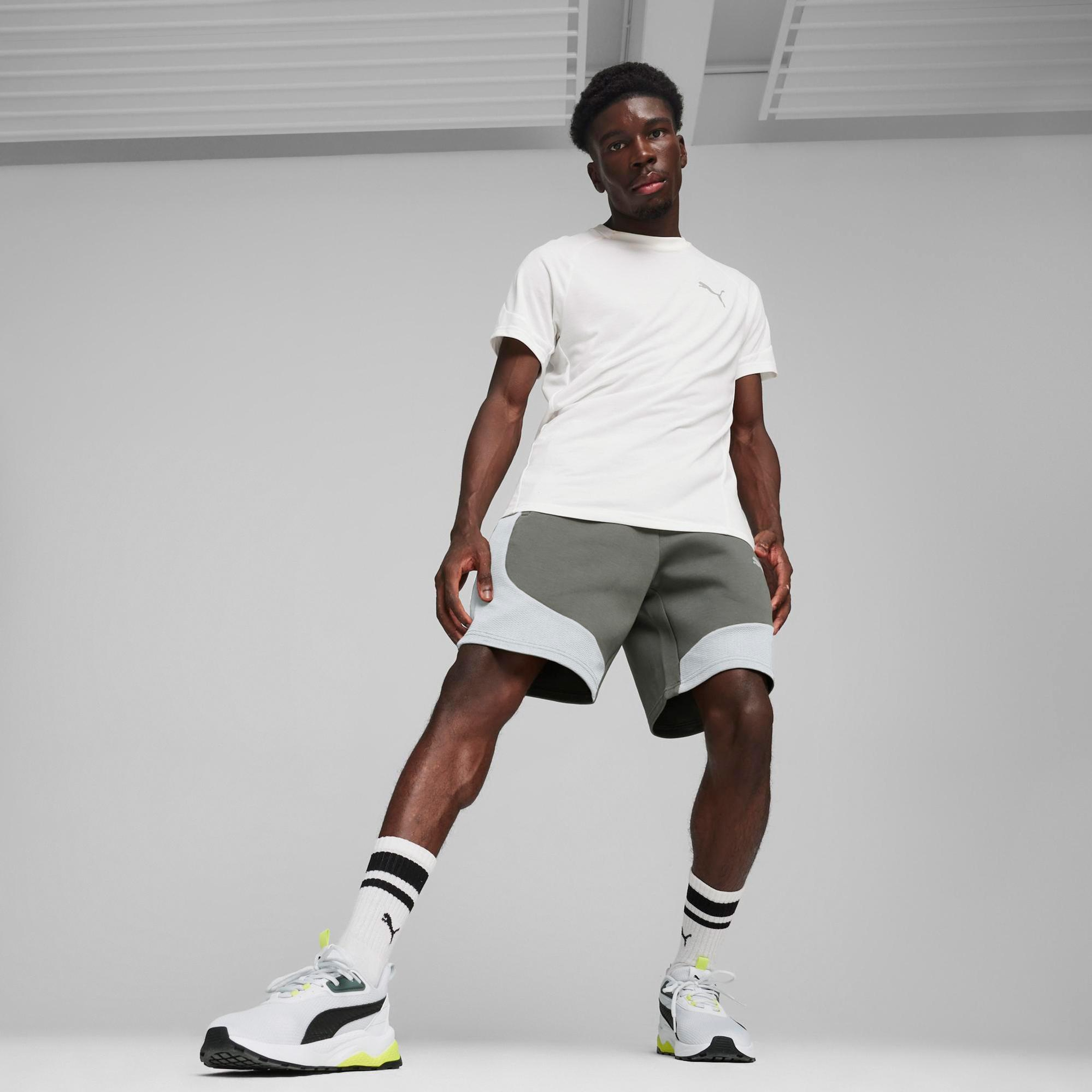 Puma Evostrıpe Unisex Gri Şort