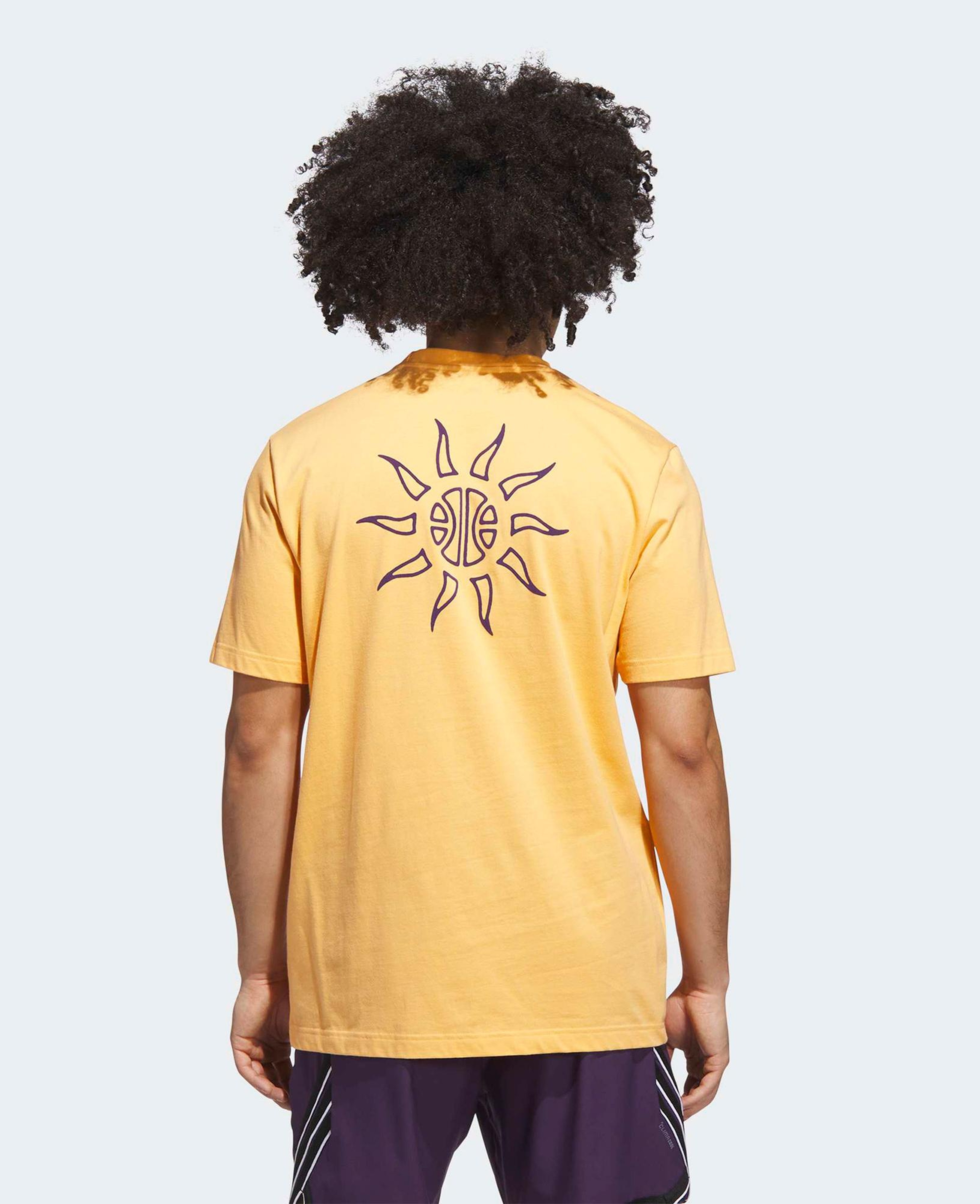 adidas Grafik Erkek Turuncu Basketbol T-Shirt