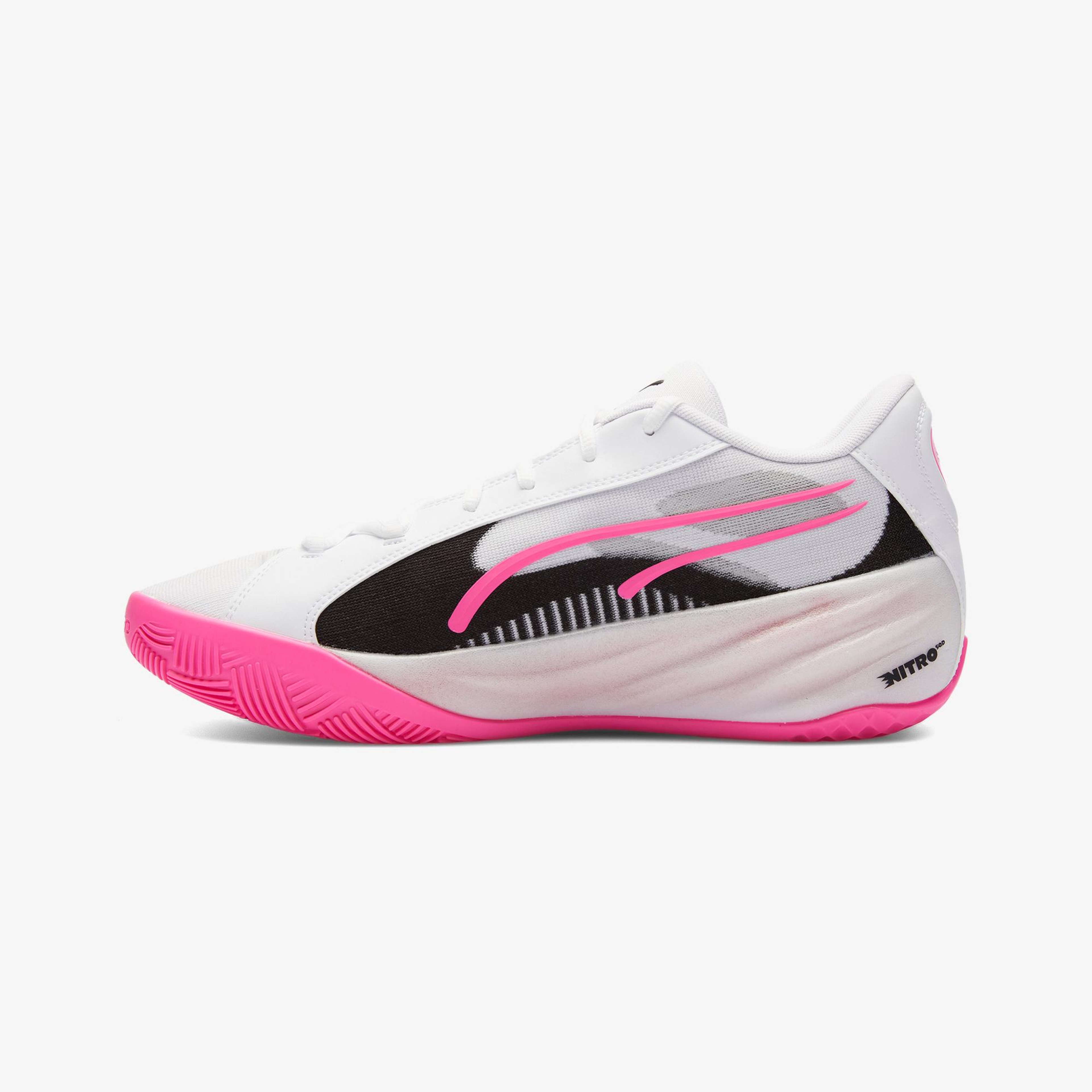 Puma All Pro Nıtro Erkek Beyaz Basketbol Ayakkabısı