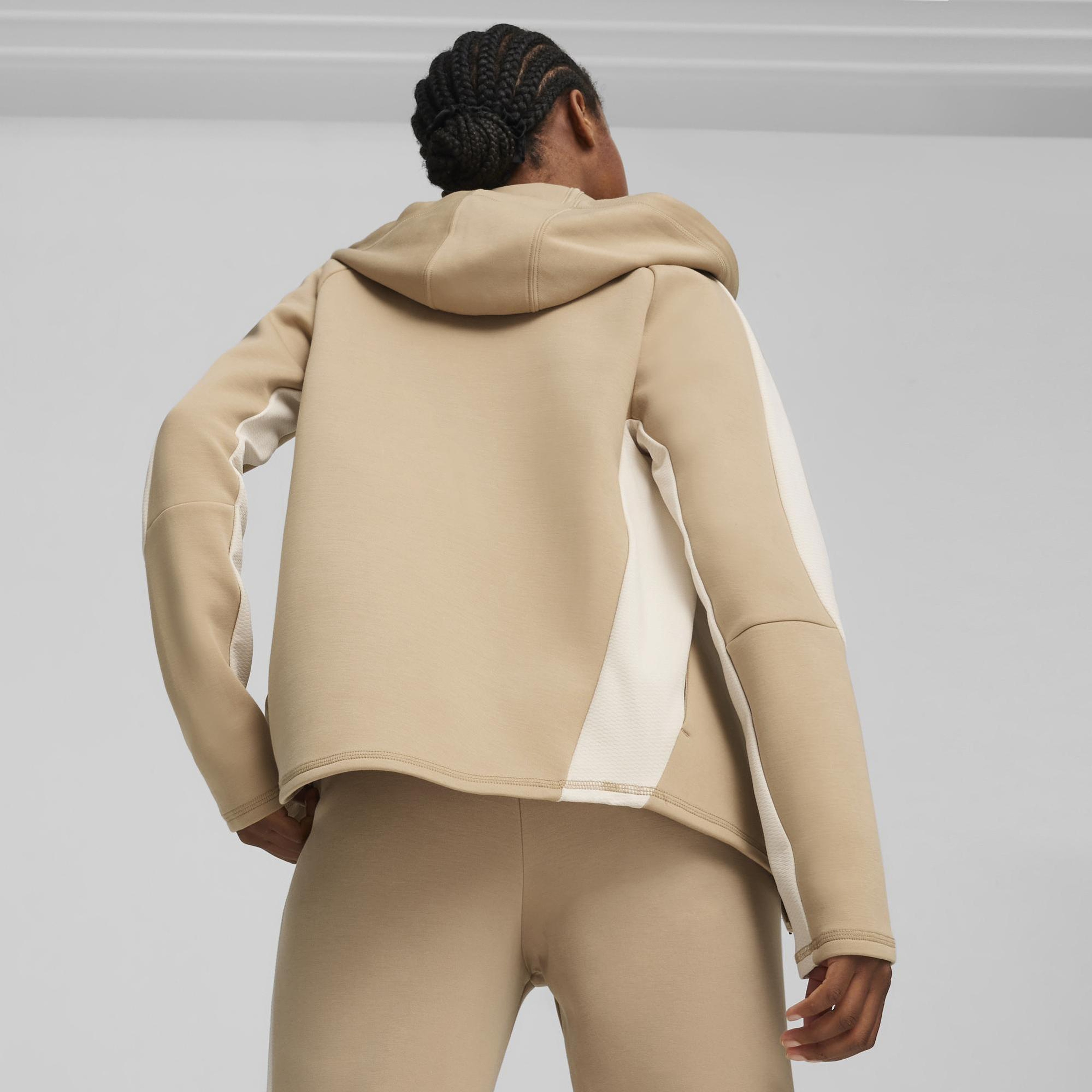 Puma Evostripe Fz Kadın Bej Günlük Sweatshirt