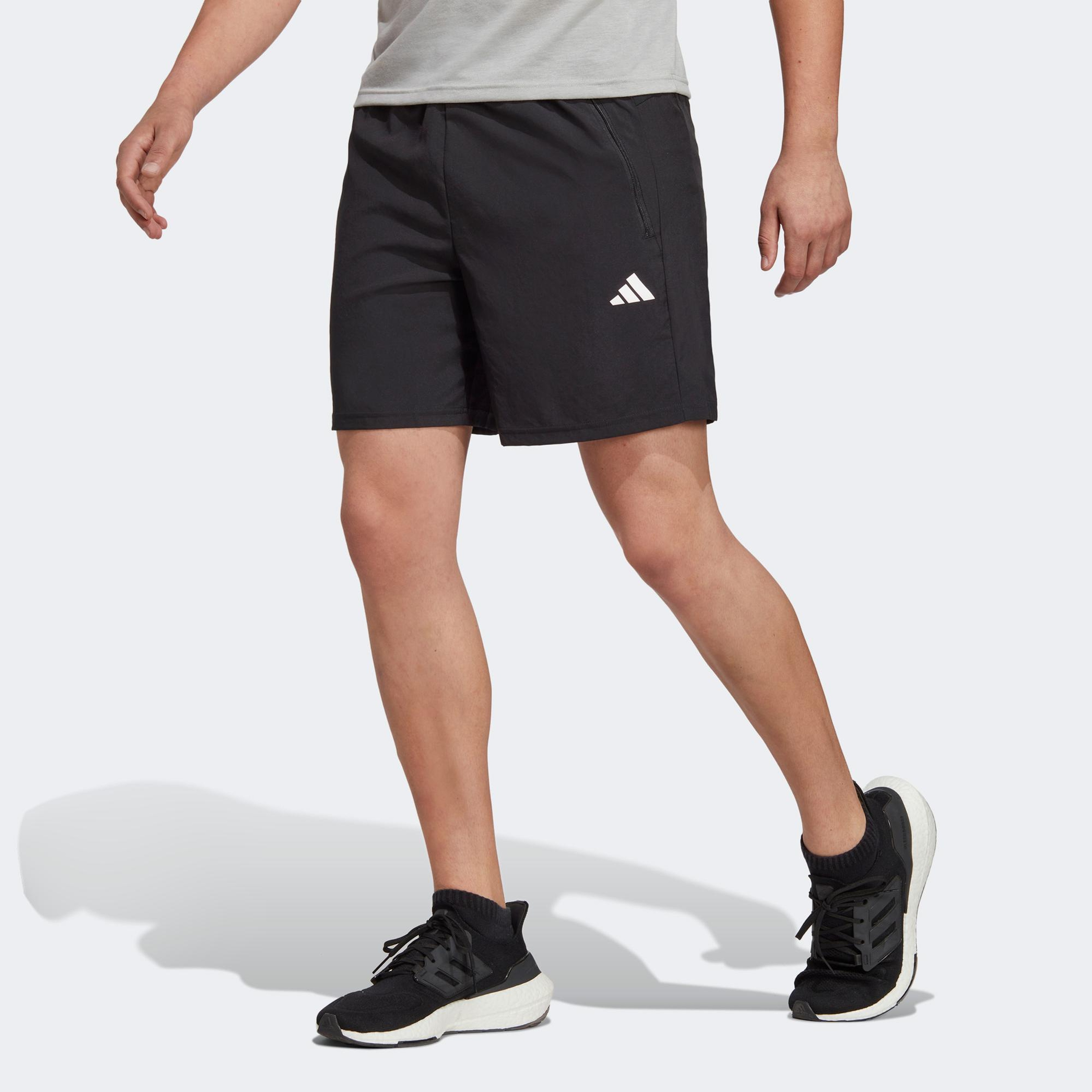 adidas Train Essentials Woven Erkek Siyah Antrenman Şortu
