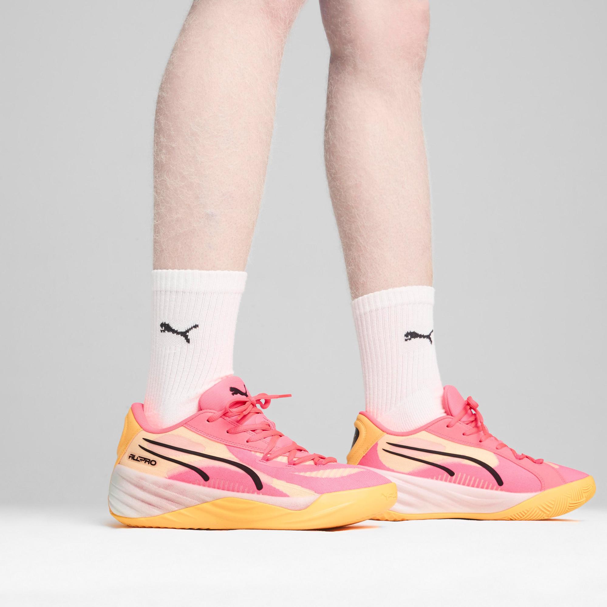 Puma All Nitro Erkek Pembe Basketbol Ayakkabısı