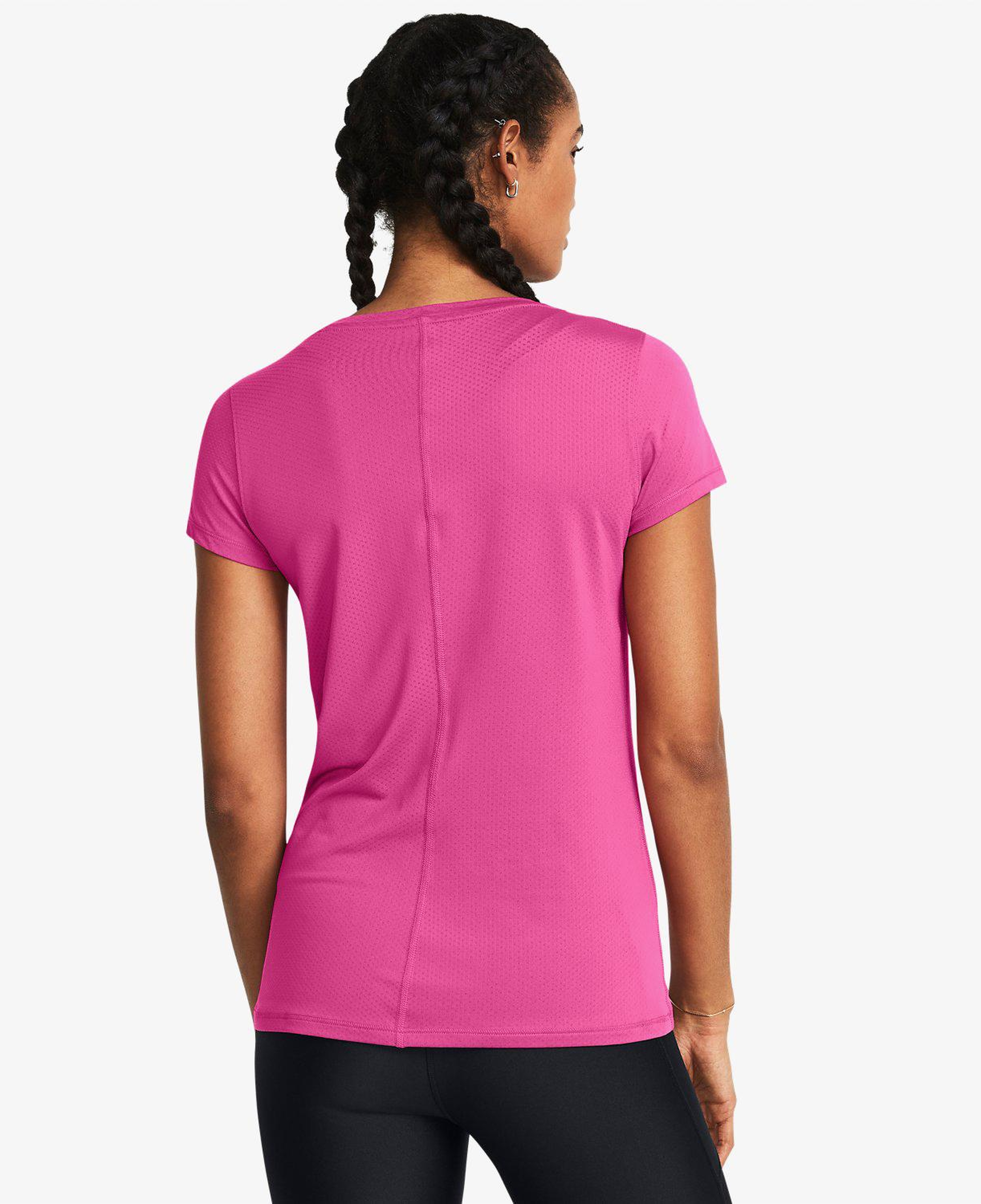 Under Armour Tech Mesh Kadın Pembe Antrenman T-Shirt