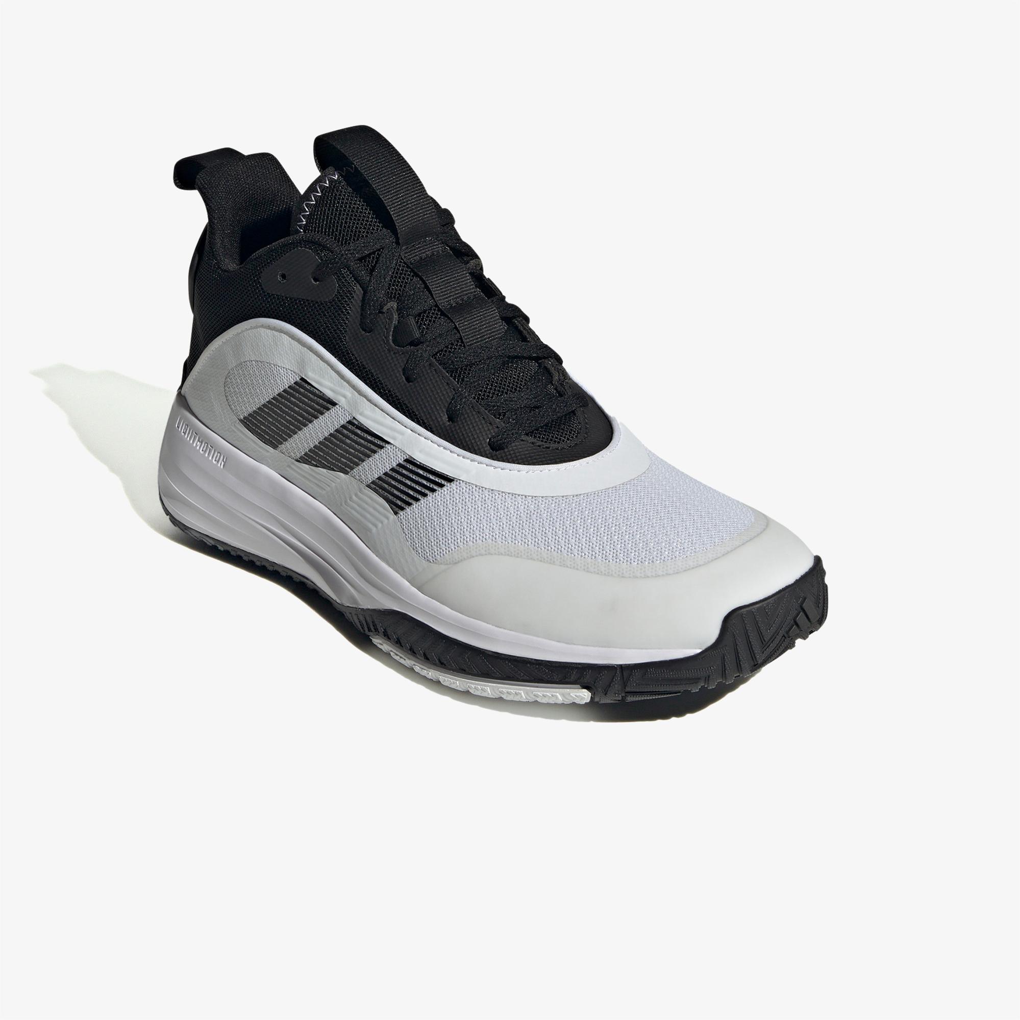 adidas Ownthe Game 3.0 Erkek Beyaz Basketbol Ayakkabısı