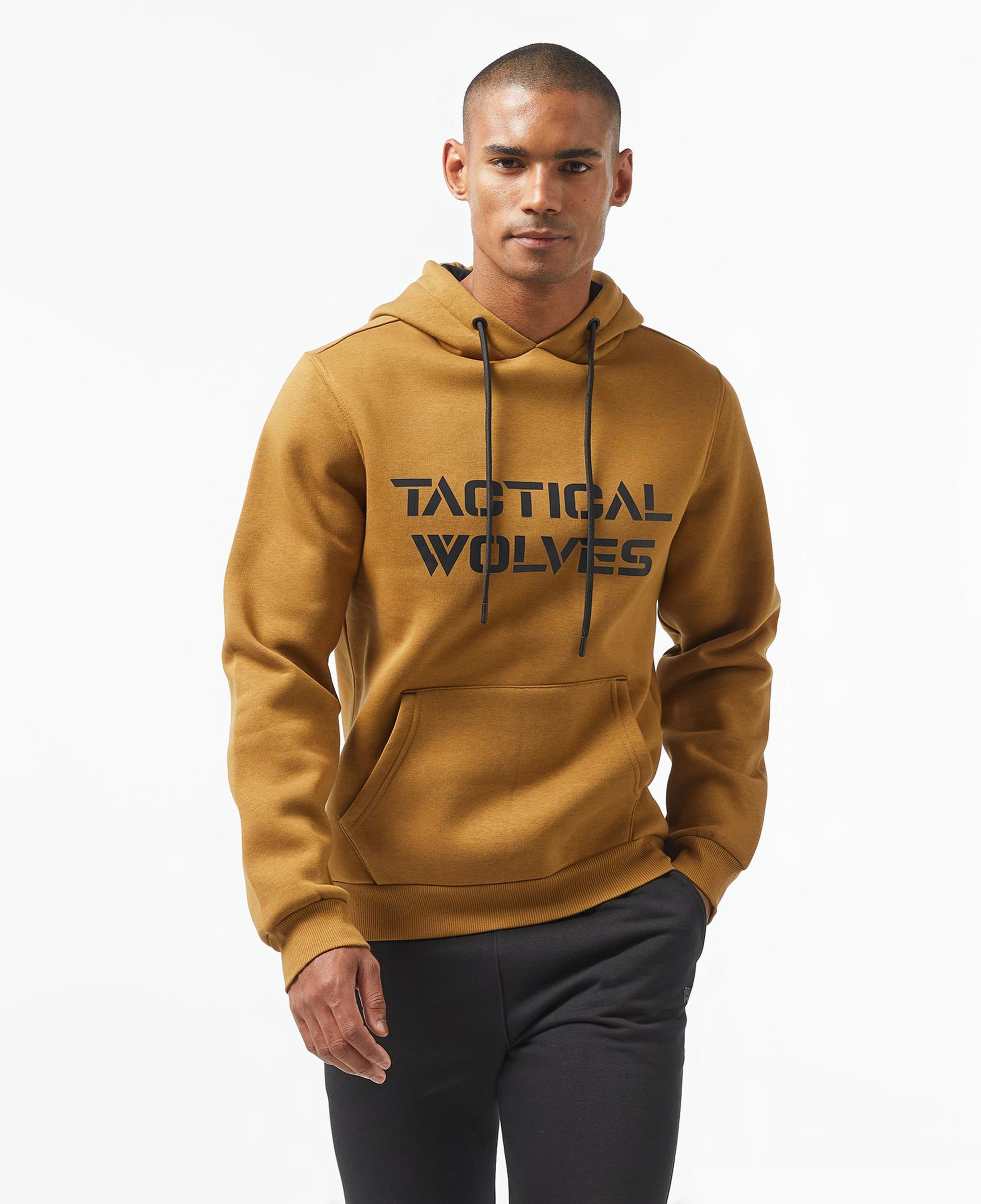Tactical Wolves Classic Erkek Kahverengi Sweatshirt