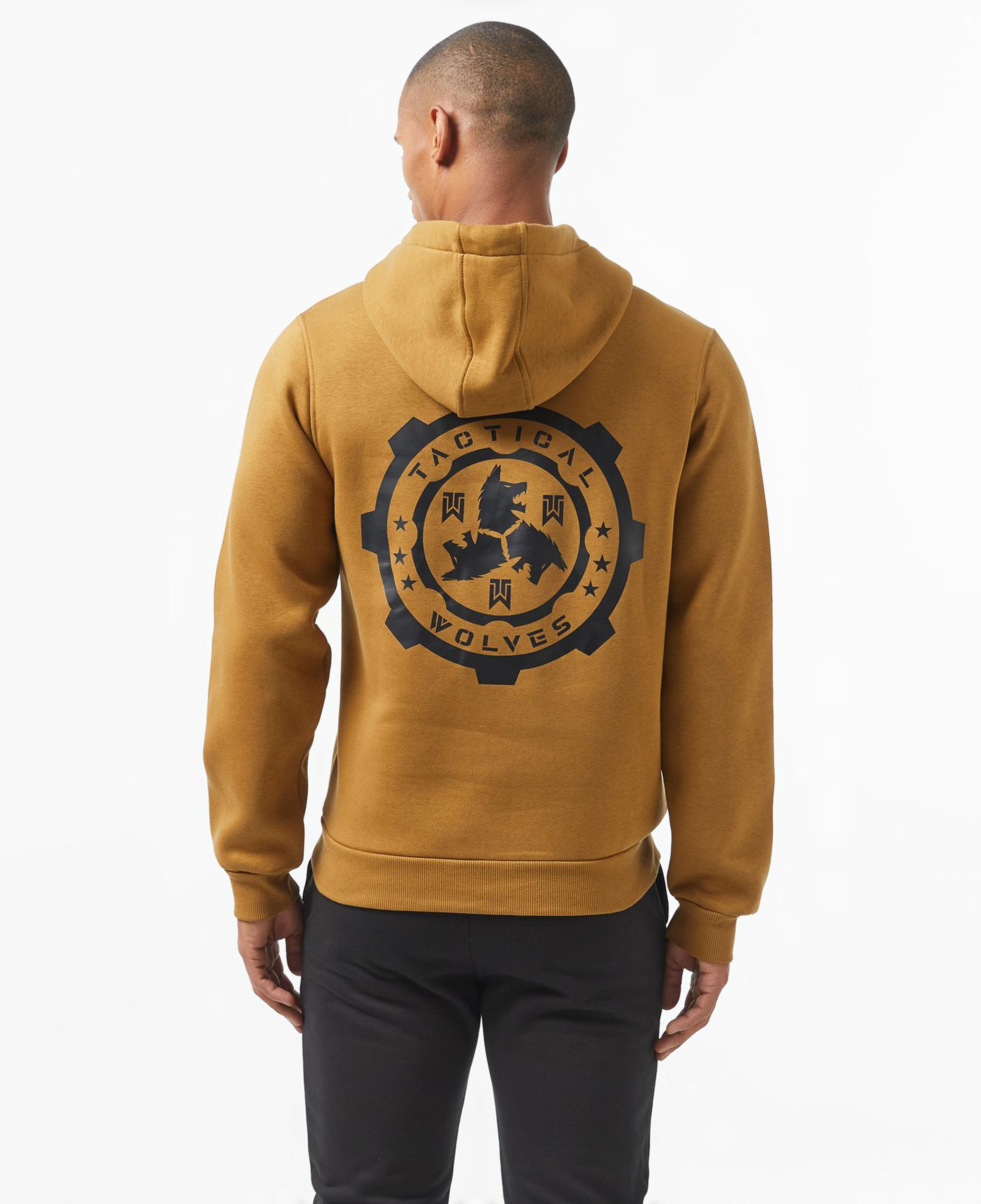 Tactical Wolves Classic Erkek Kahverengi Sweatshirt