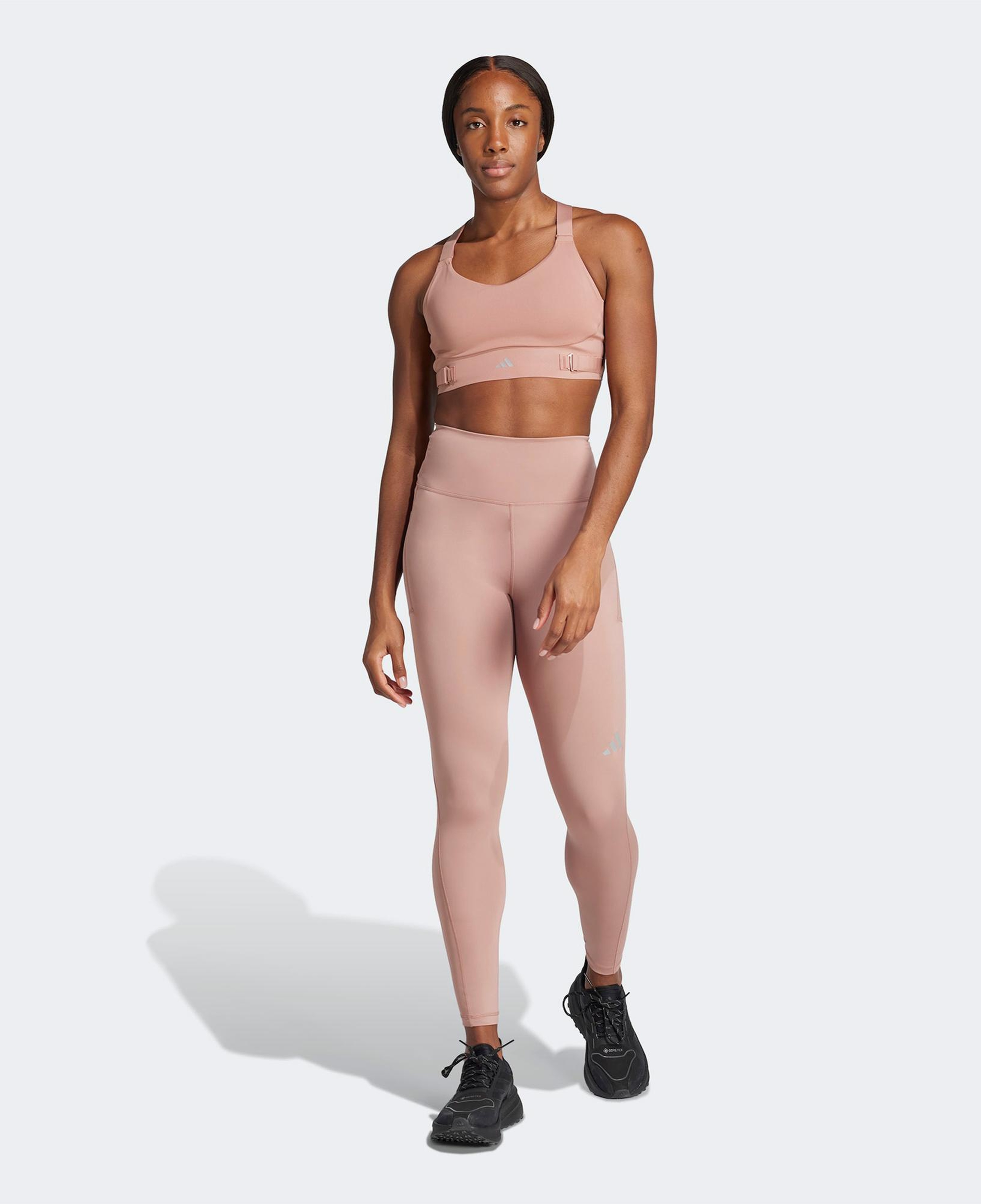 adidas Fastim L Hs Kadın Pembe Antrenman Bra