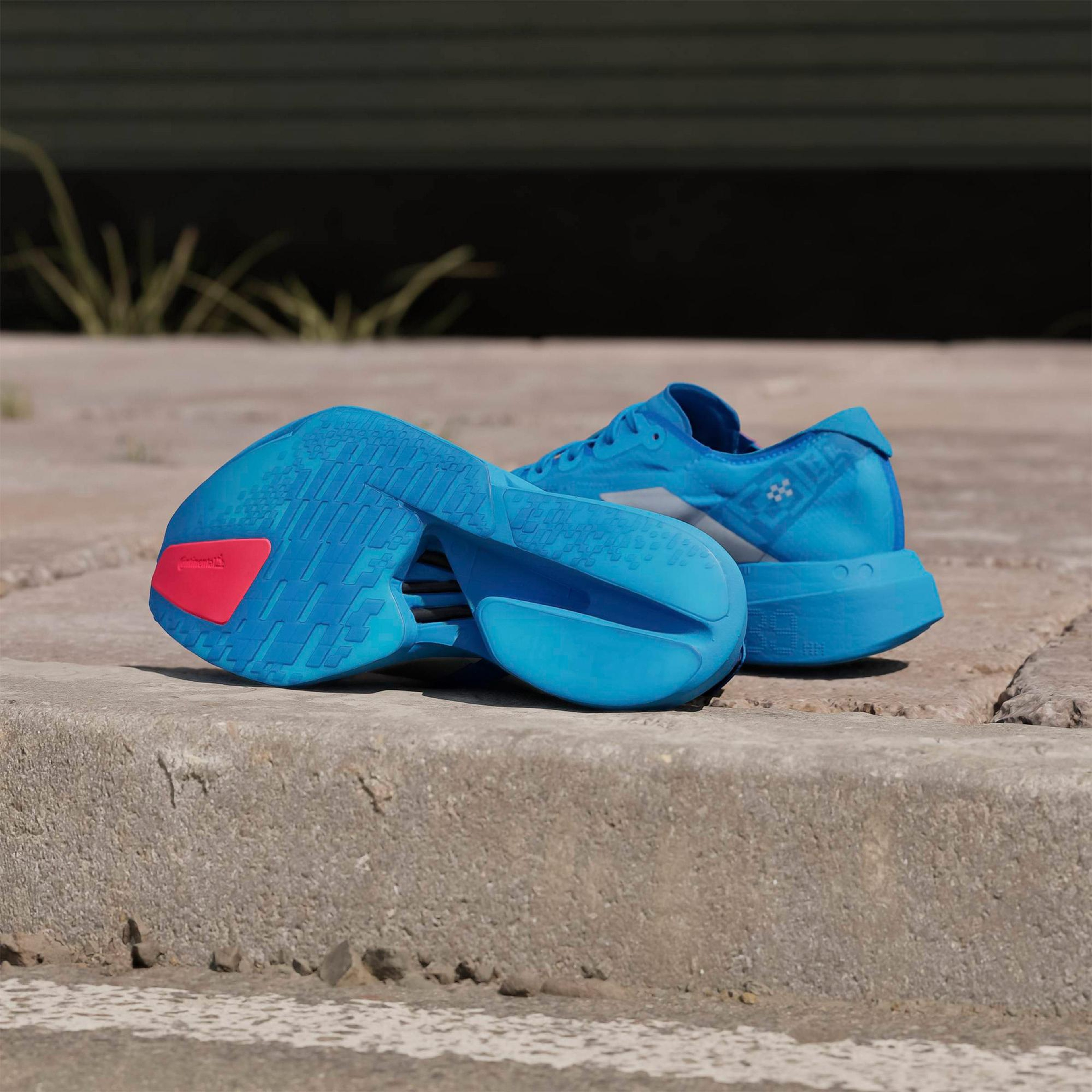 adidas Adizero Adios Pro 4 Kadın Mavi Koşu Ayakkabısı