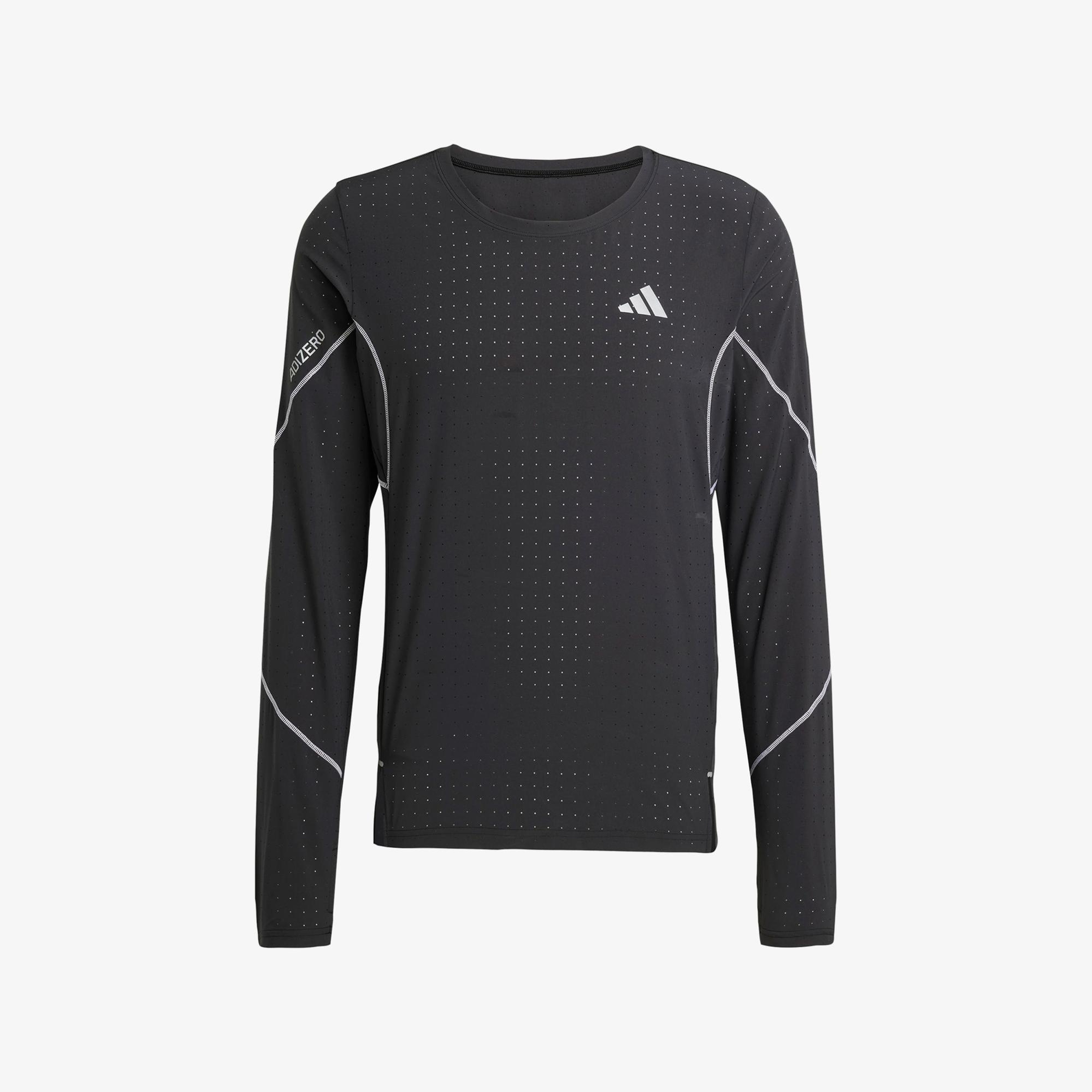 adidas Adizero Btn Running Erkek Siyah Koşu Sweatshirt