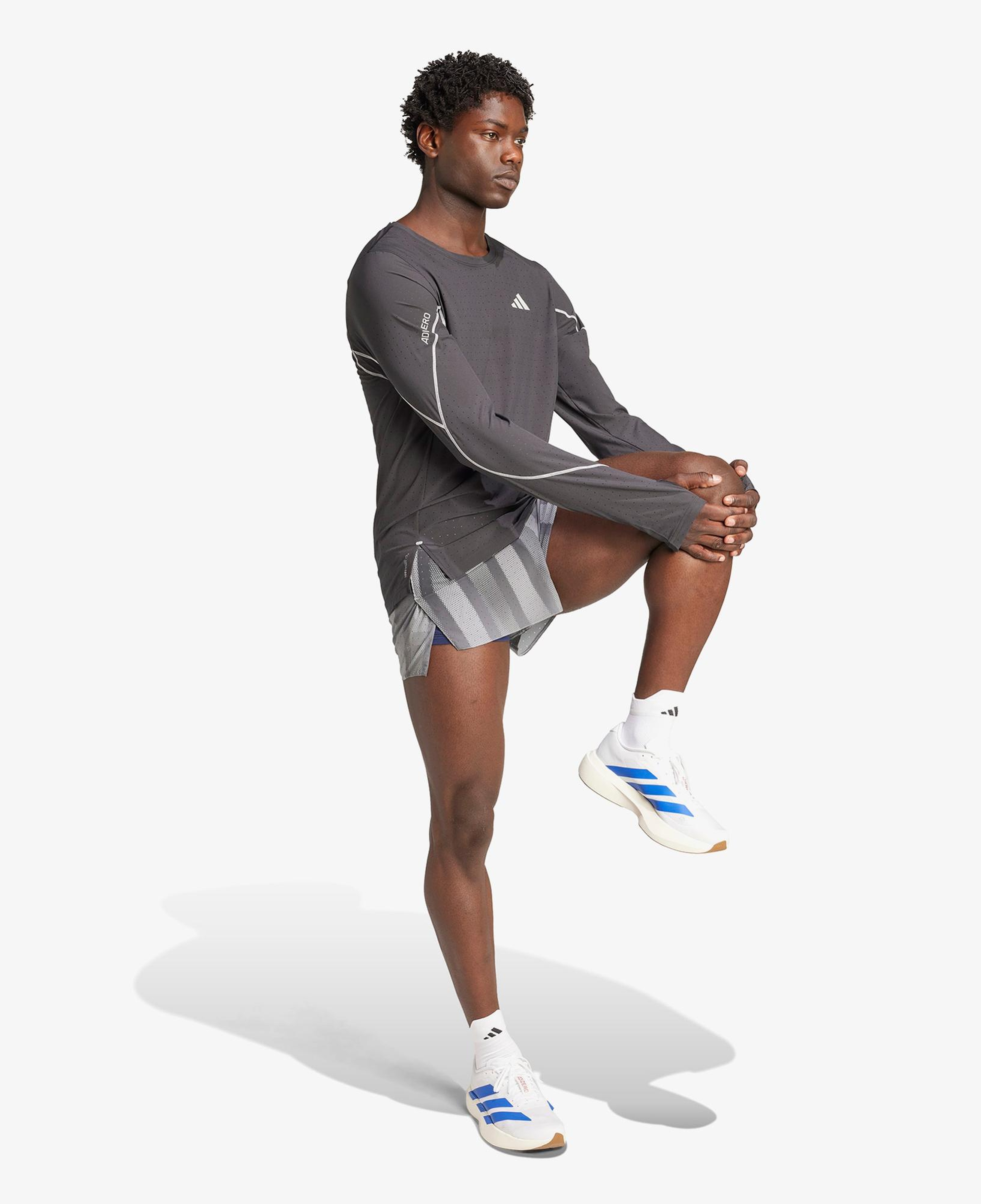 adidas Adizero Btn Running Erkek Siyah Koşu Sweatshirt