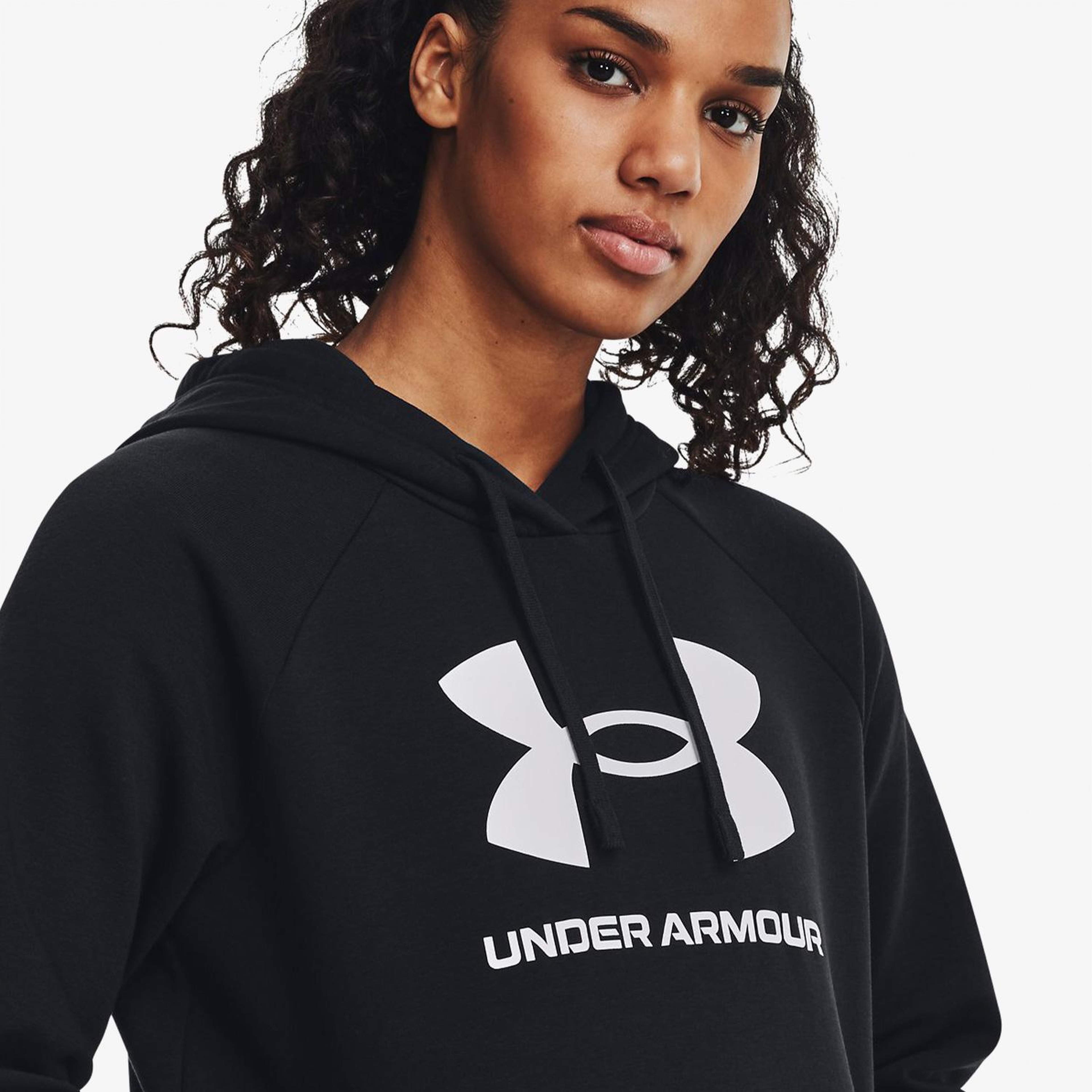 Under Armour Rival Fleece Kadın Siyah Günlük Sweatshirt