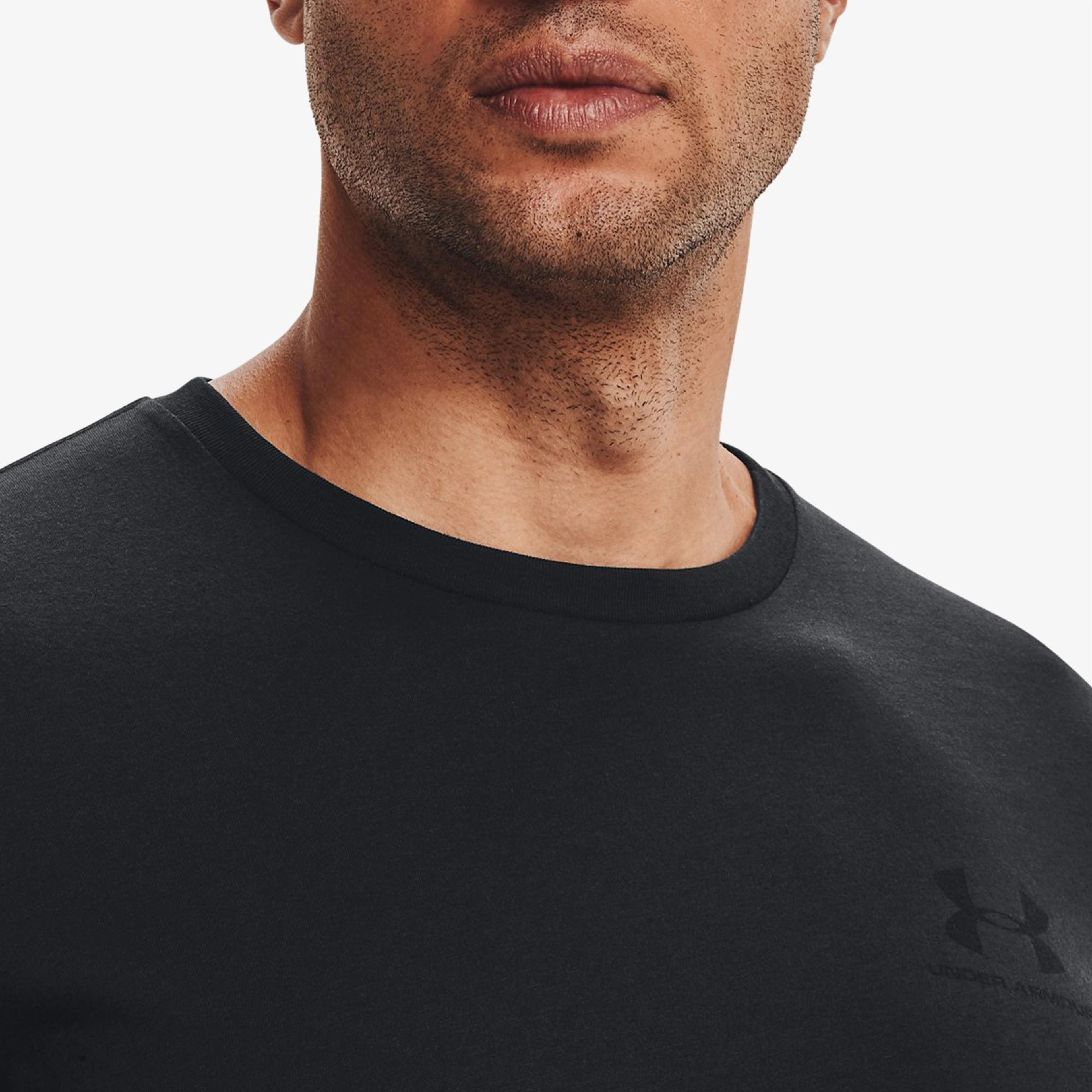 Under Armour Sportstyle Lc Ss Erkek Siyah T-Shirt