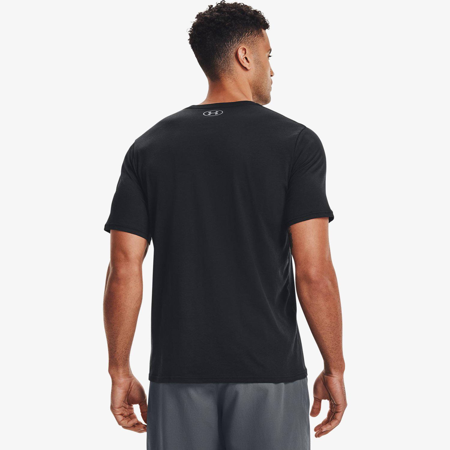 Under Armour Sportstyle Lc Ss Erkek Siyah T-Shirt