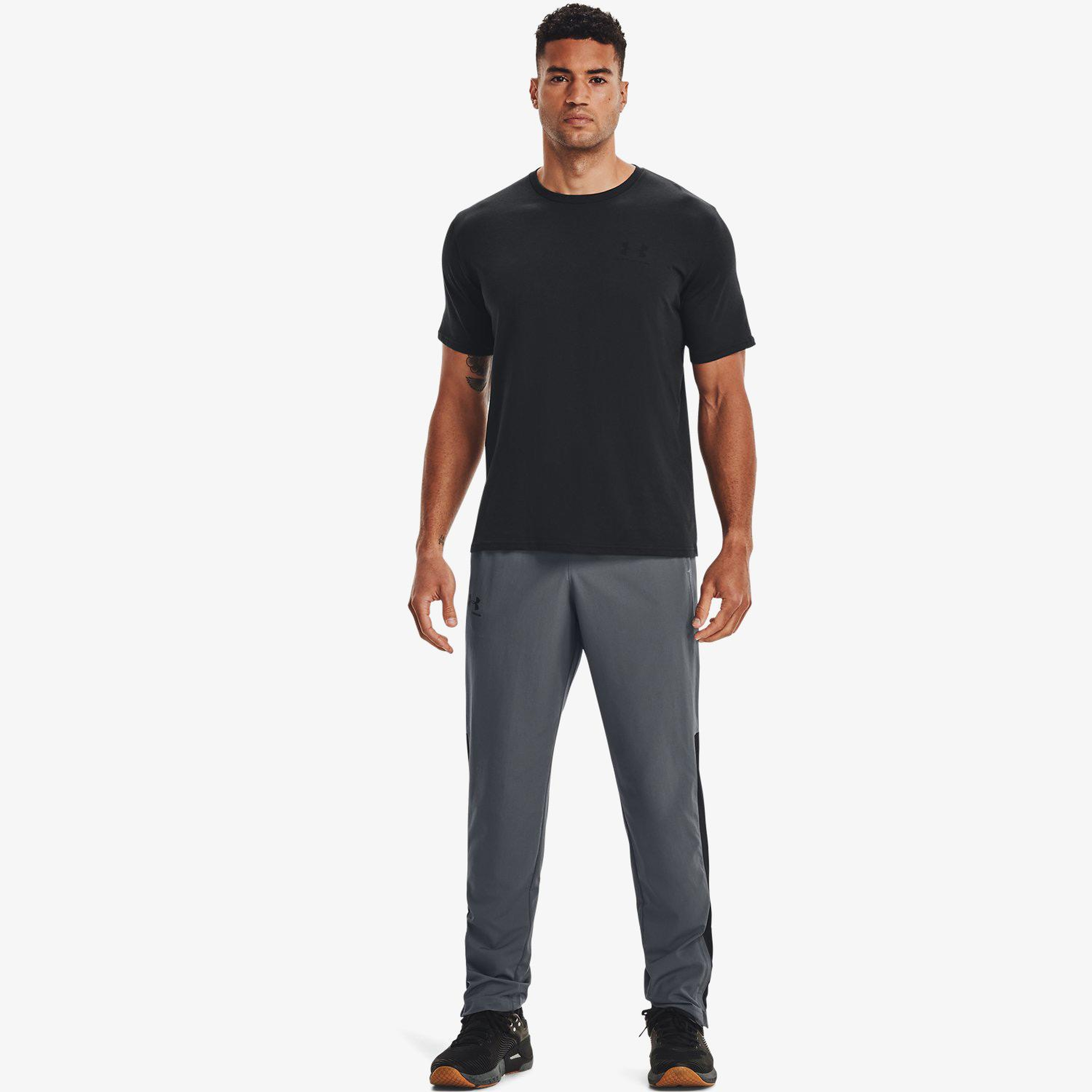 Under Armour Sportstyle Lc Ss Erkek Siyah T-Shirt