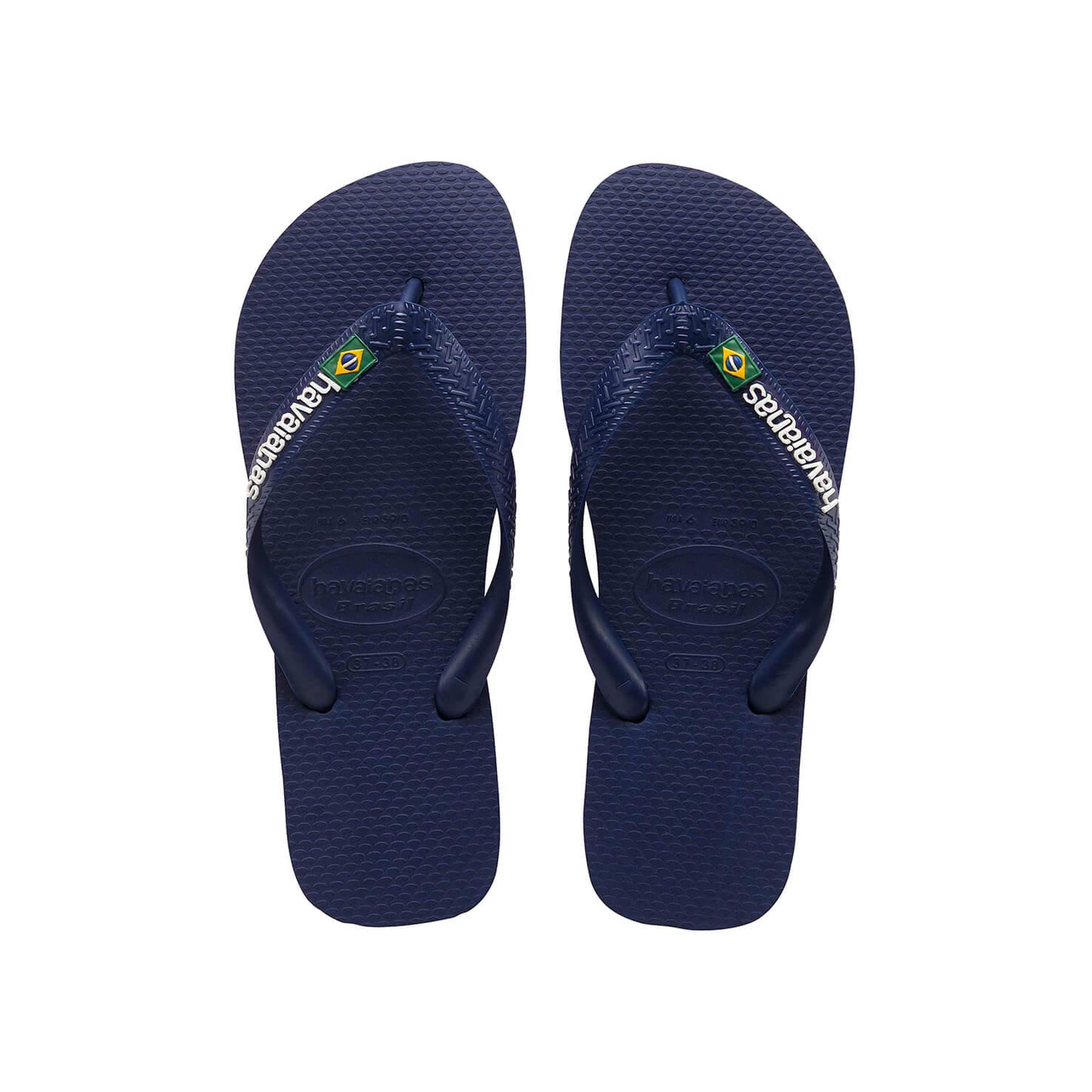 Havaianas Brasil Logo Erkek Lacivert Terlik