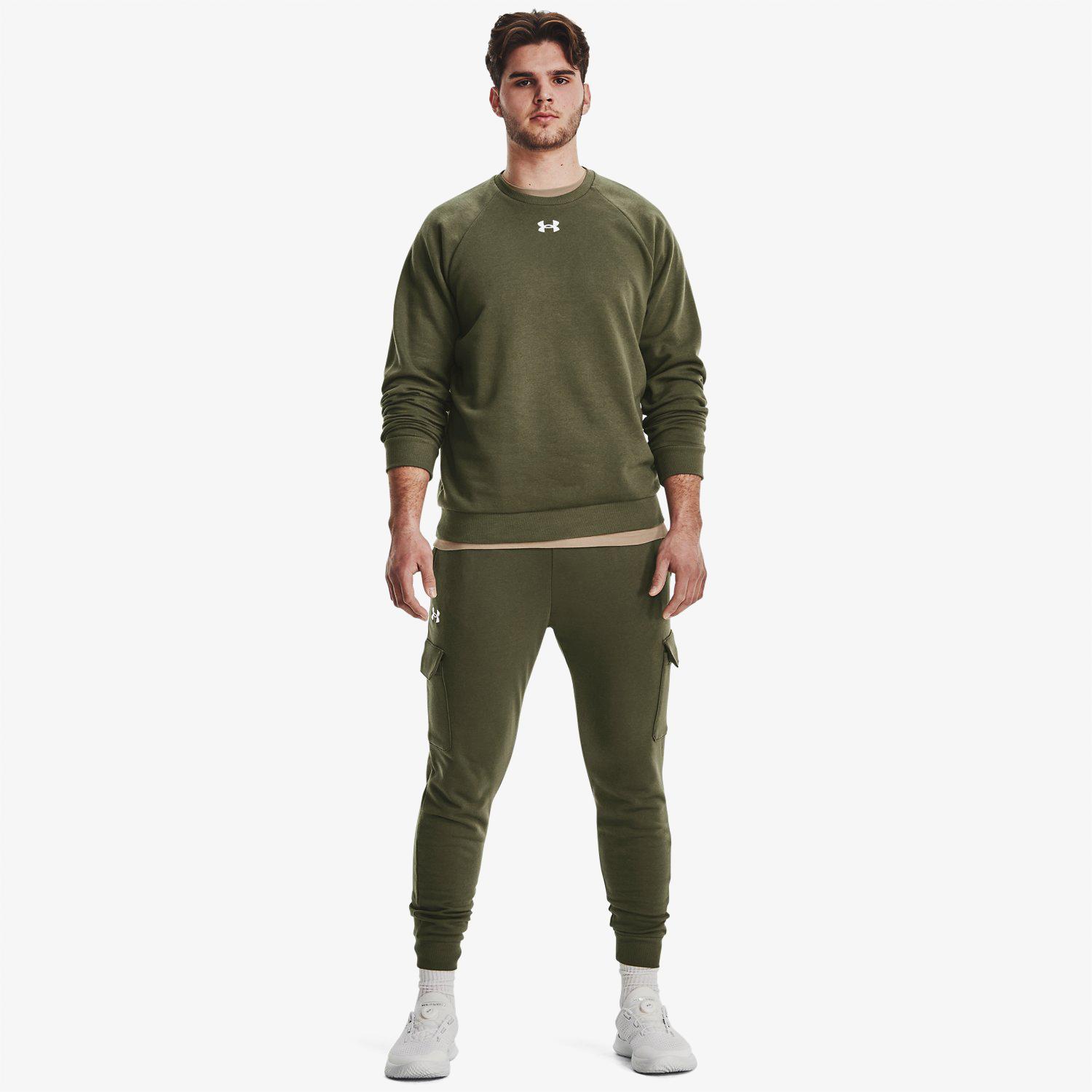Under Armour Rival Fleece Erkek Yeşil Günlük Sweatshirt