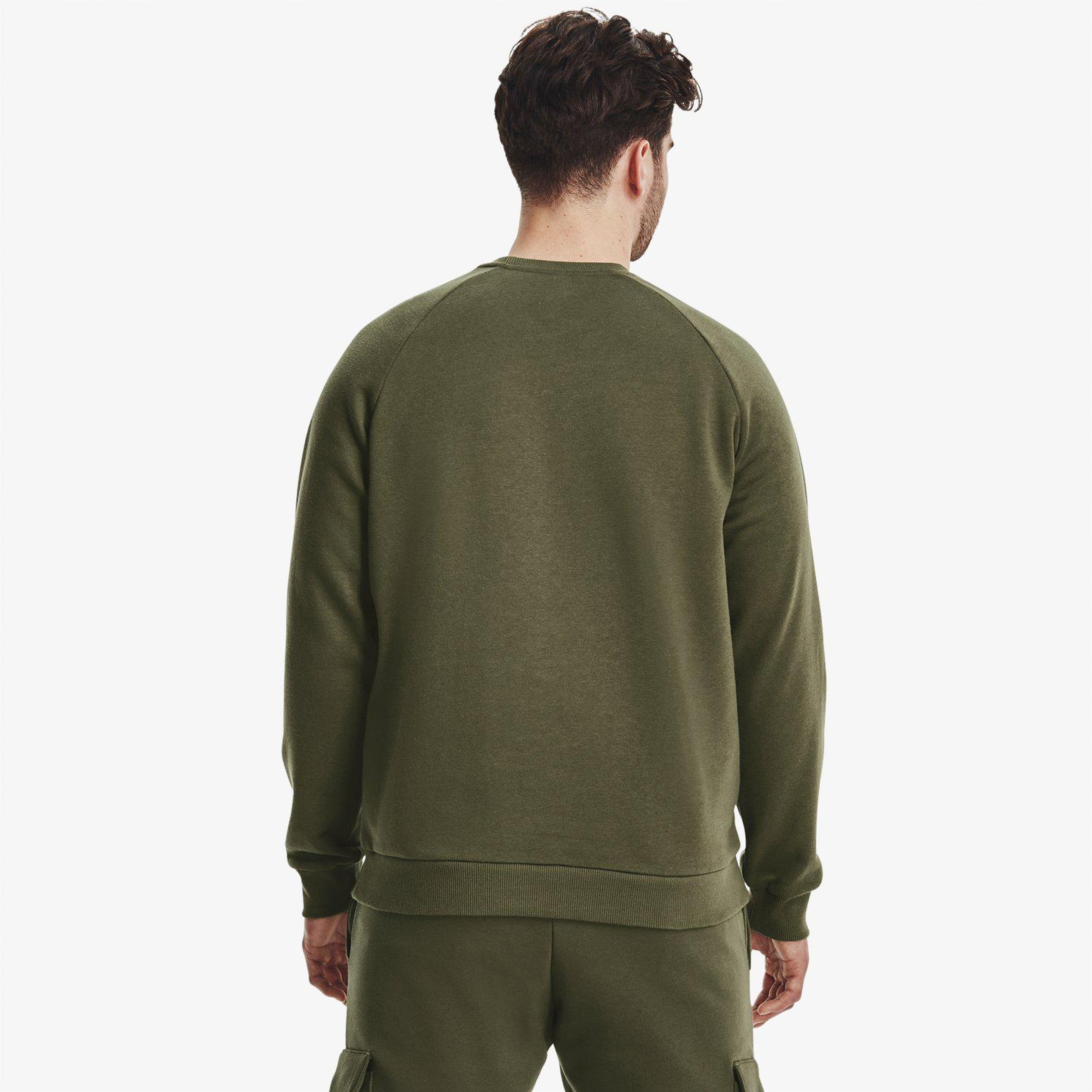Under Armour Rival Fleece Erkek Yeşil Günlük Sweatshirt