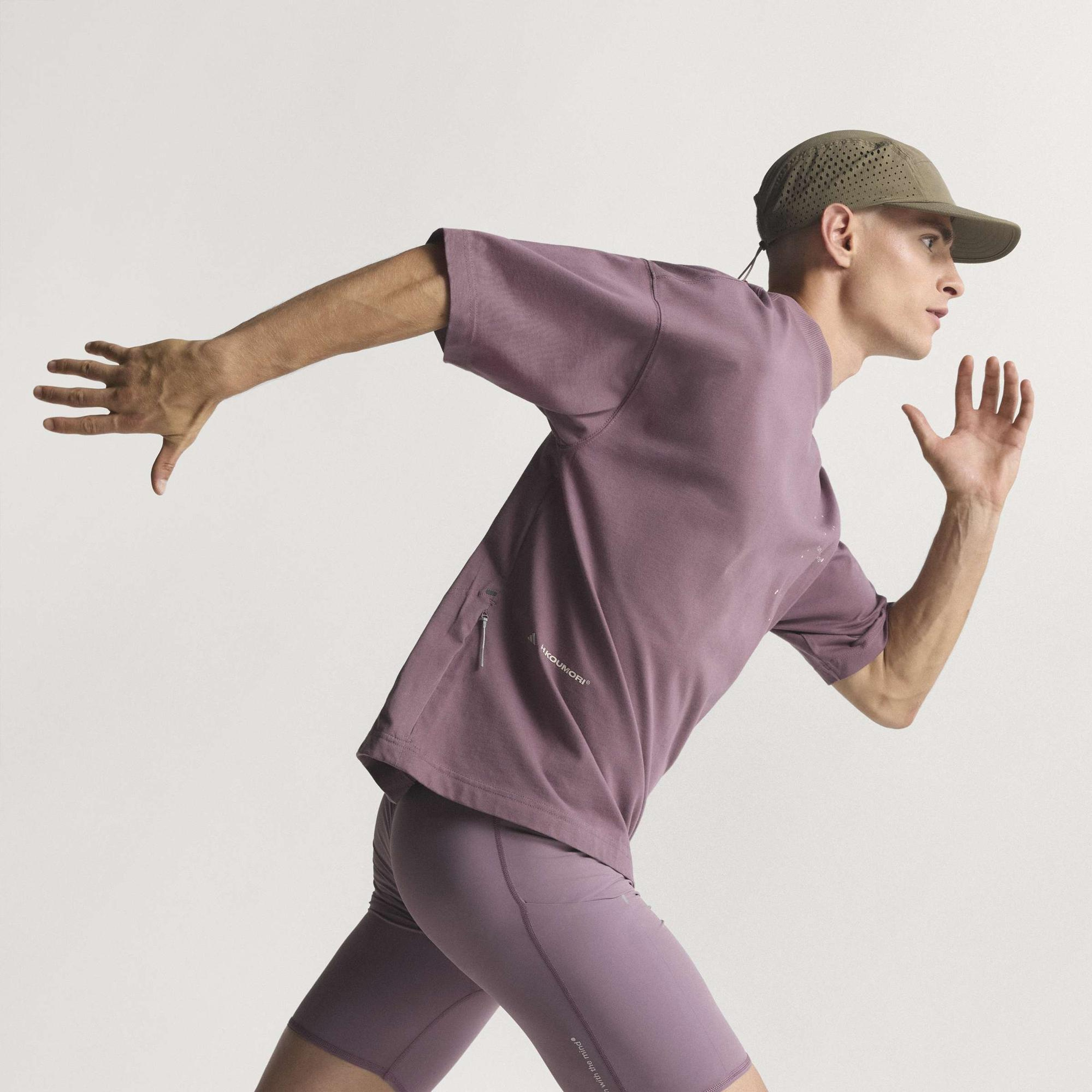 adidas Adi365 H.Koumori Unisex Mor Koşu T-Shirt