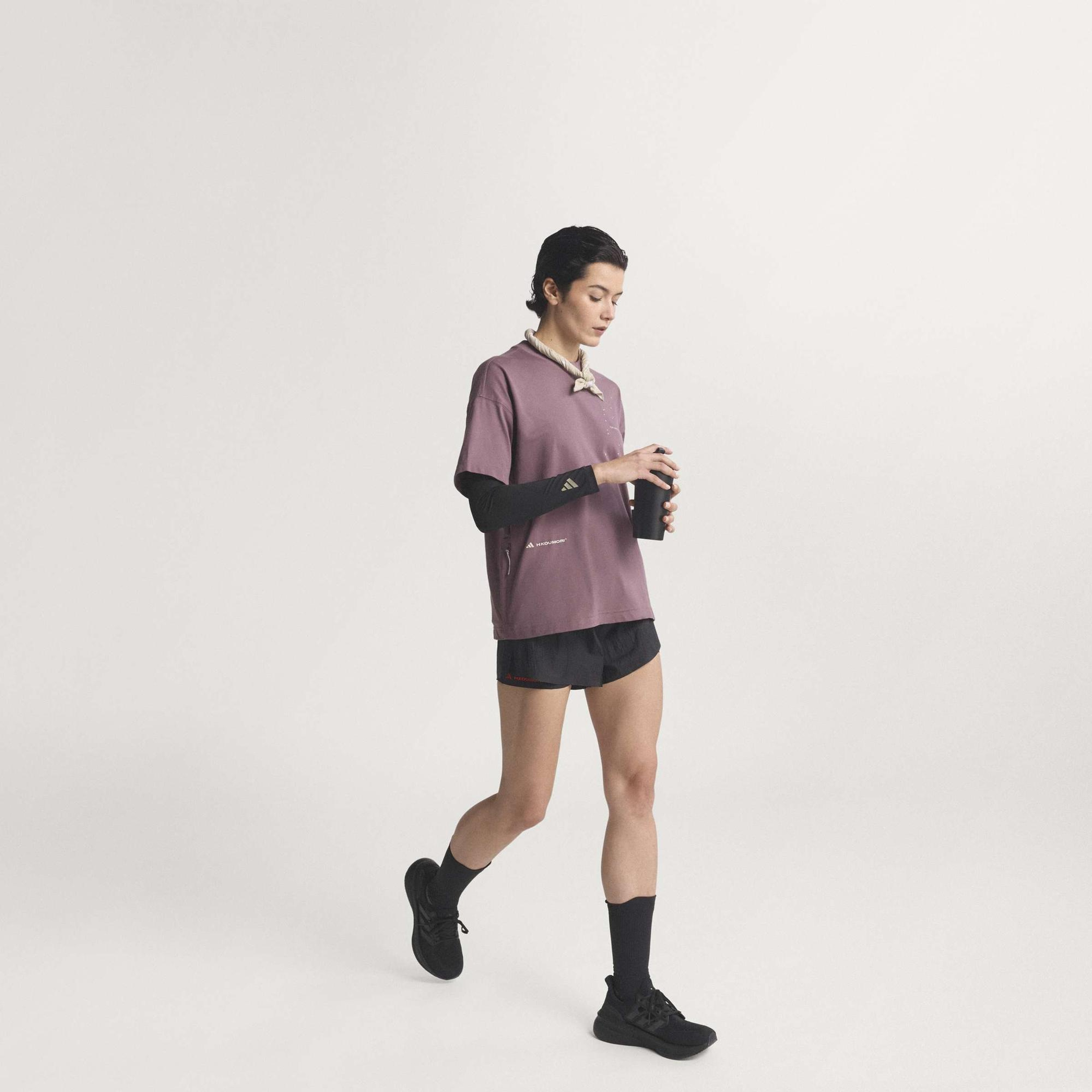 adidas Adi365 H.Koumori Unisex Mor Koşu T-Shirt