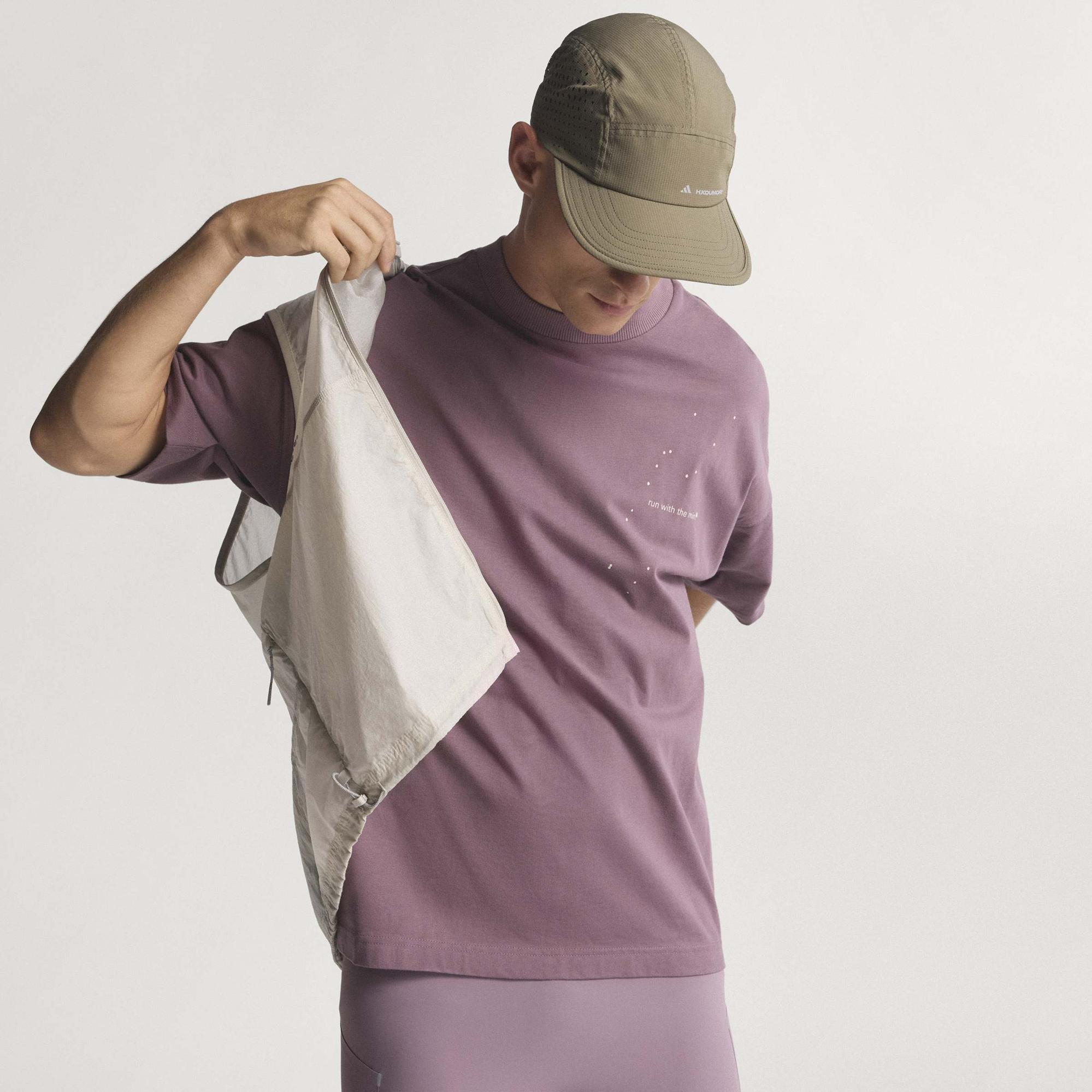 adidas Adi365 H.Koumori Unisex Mor Koşu T-Shirt