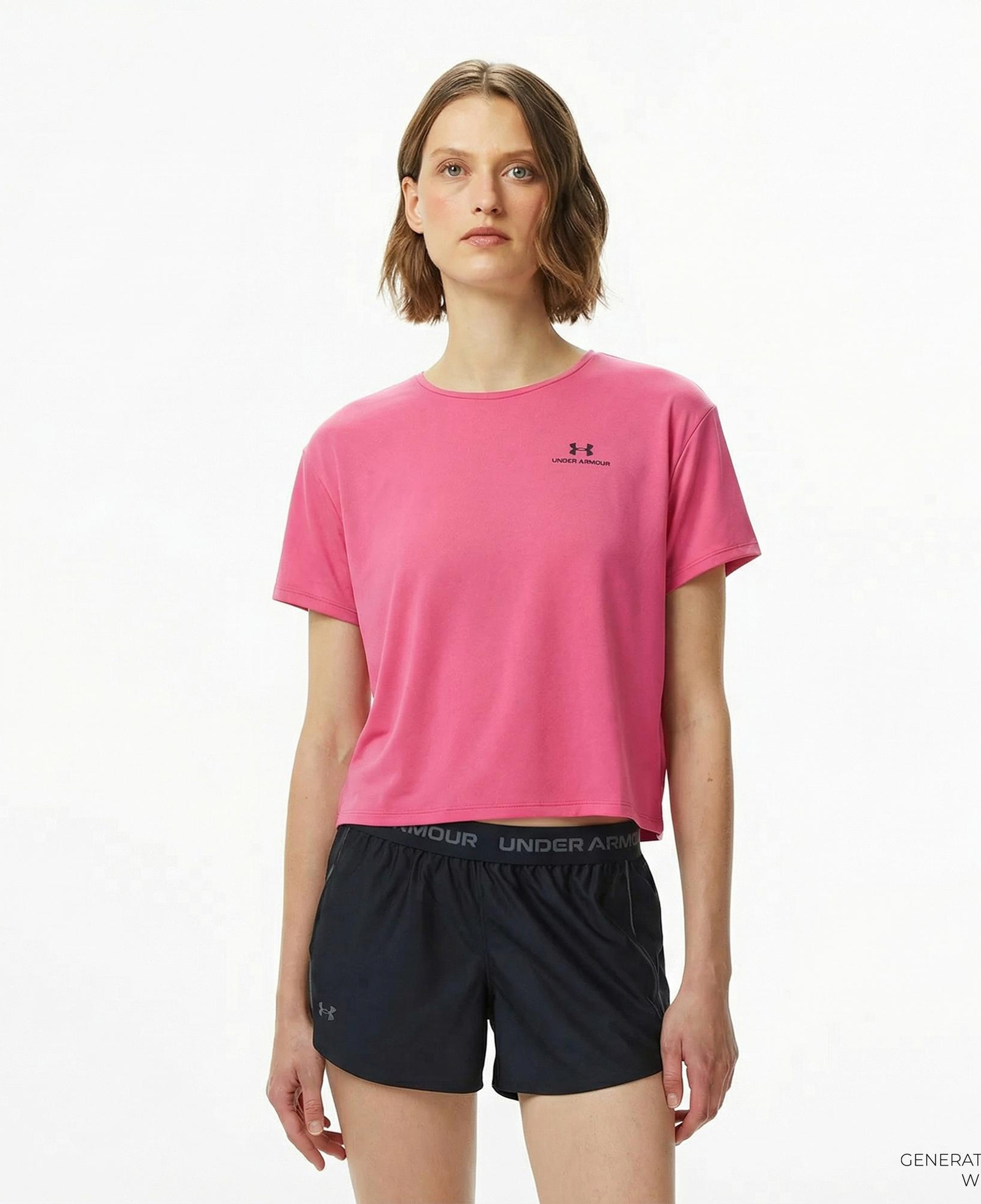 Under Armour Vanish Energy 2.0 Kadın Pembe Antrenman Antrenman T-Shirt